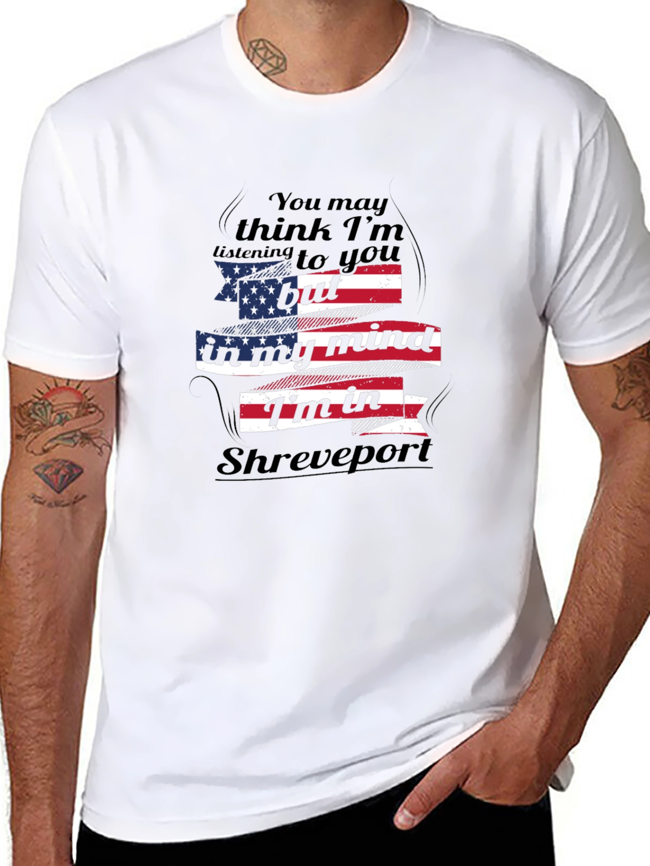Shreveport Mind T-Shirt - Patriotic Graphic Tee