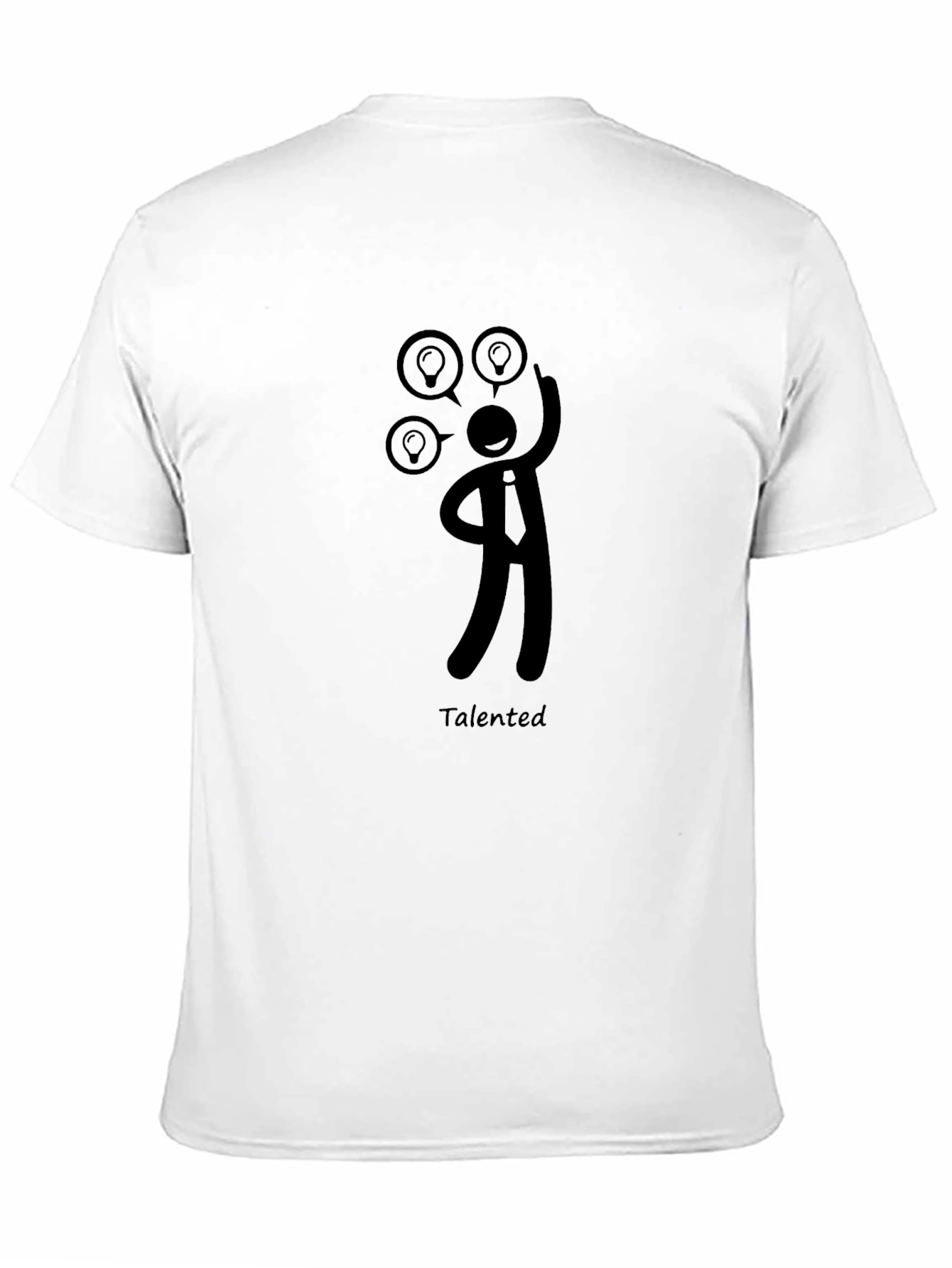 Talented Idea Man Black Graphic Tee