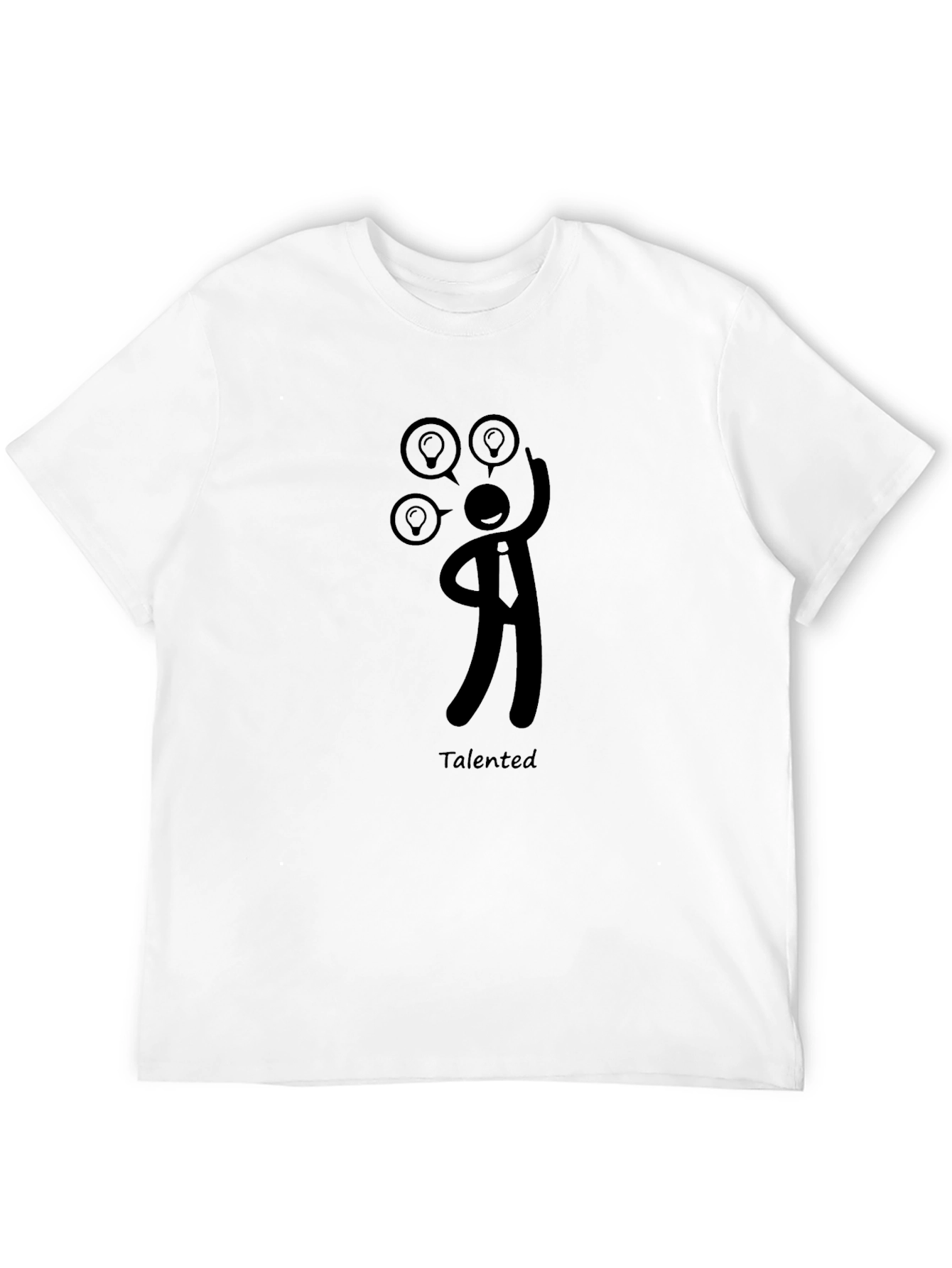 Talented Idea Man Black Graphic Tee