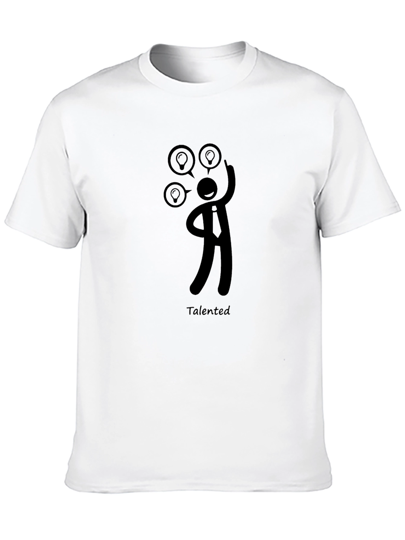 Talented Idea Man Black Graphic Tee
