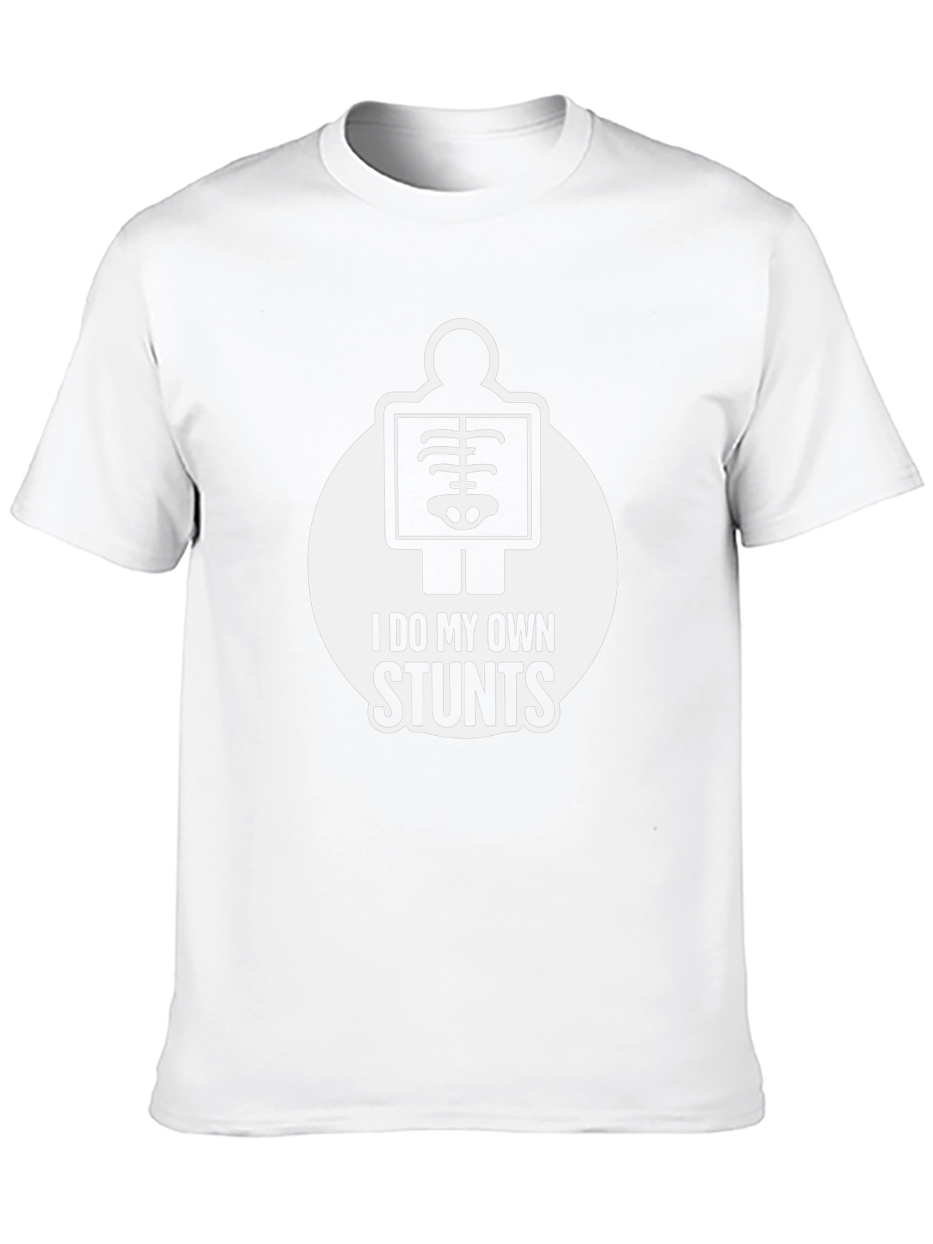 I Do My Own Stunts Skeleton Graphic T-Shirt