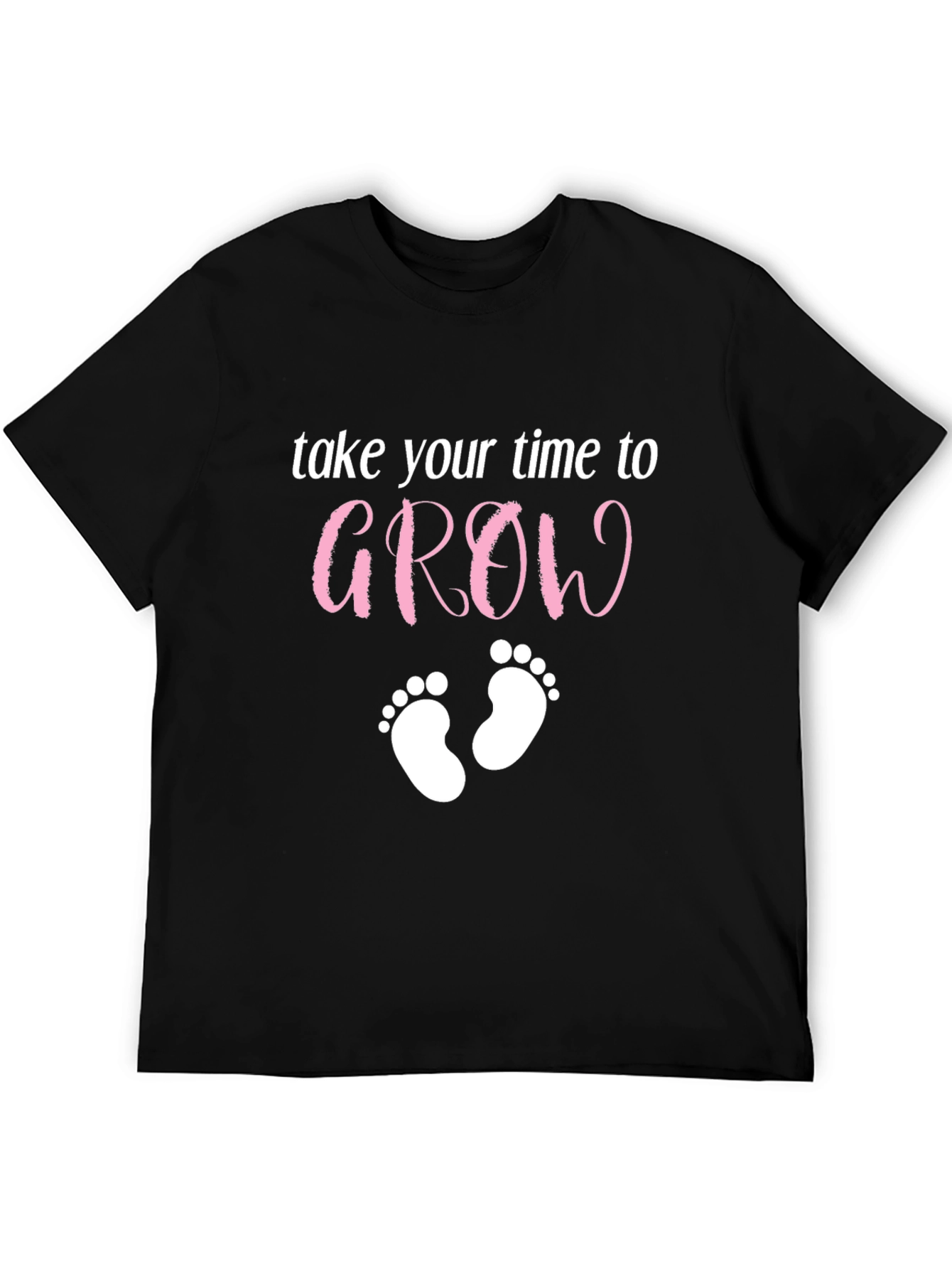 Take Your Time to Grow Baby Feet Graphic Tee