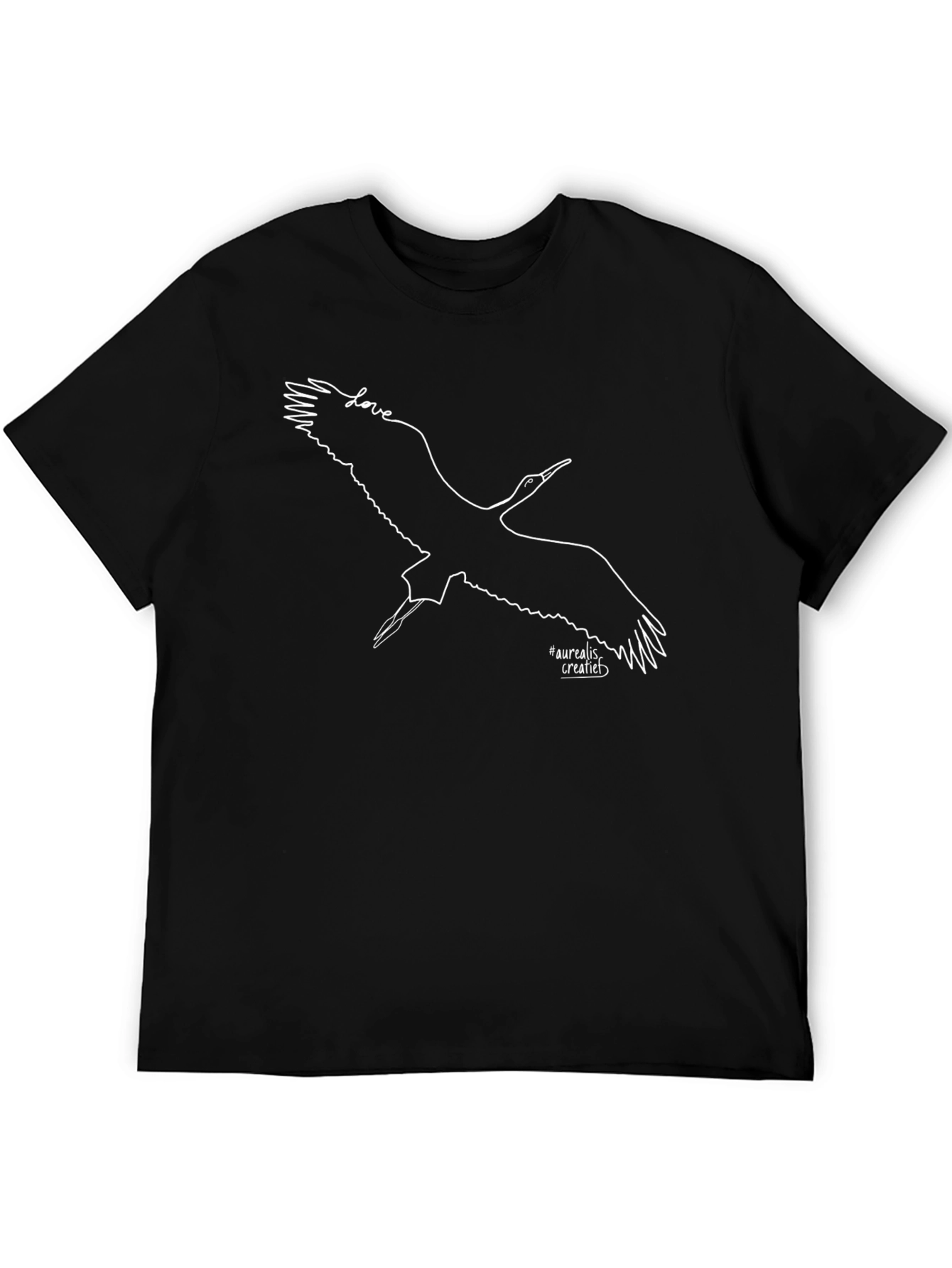 Crane Bird Love T-Shirt