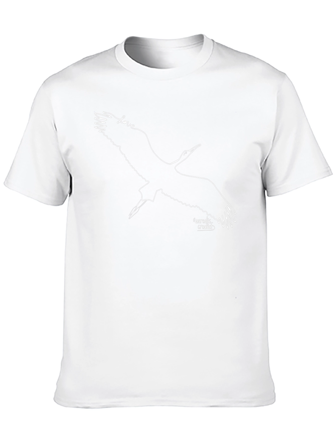 Crane Bird Love T-Shirt