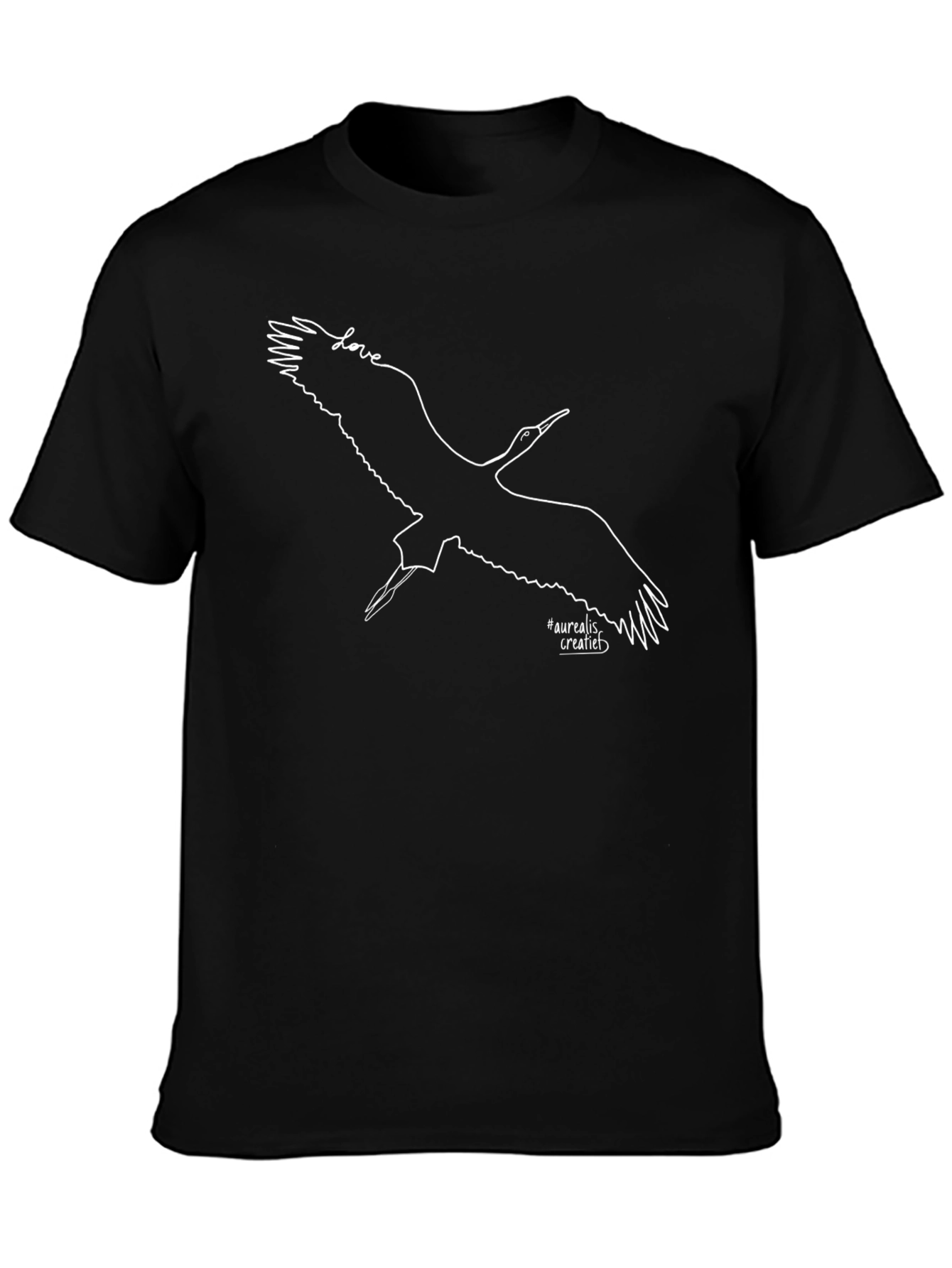 Crane Bird Love T-Shirt