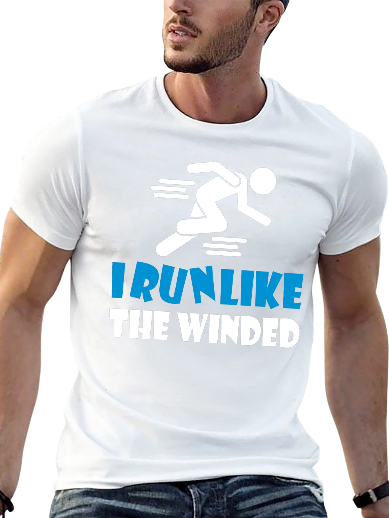 I Run Like the Winded Black T-Shirt
