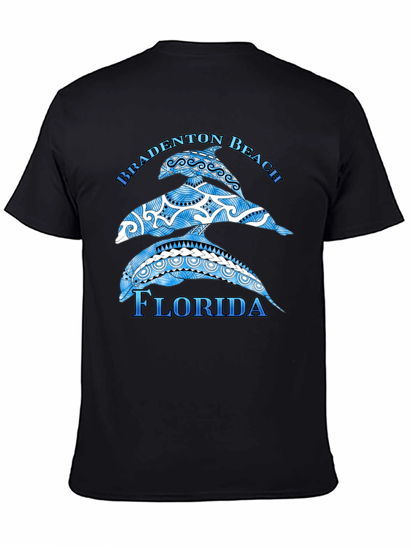Bradenton Beach Florida Dolphin Graphic T-Shirt