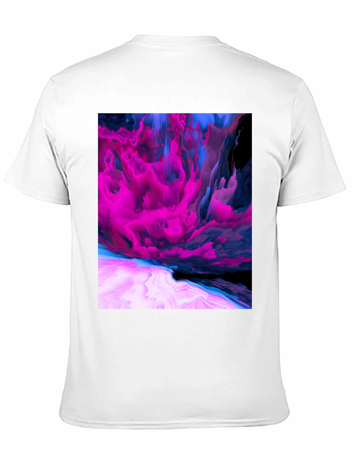Abstract Art Graphic Print Black T-Shirt