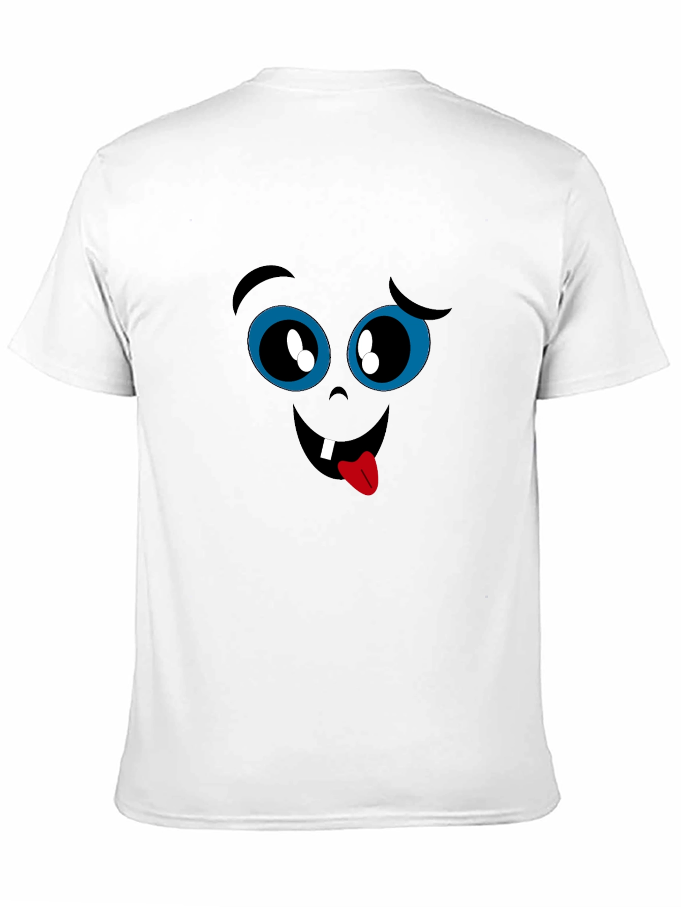 Funny Face Graphic Black T-Shirt