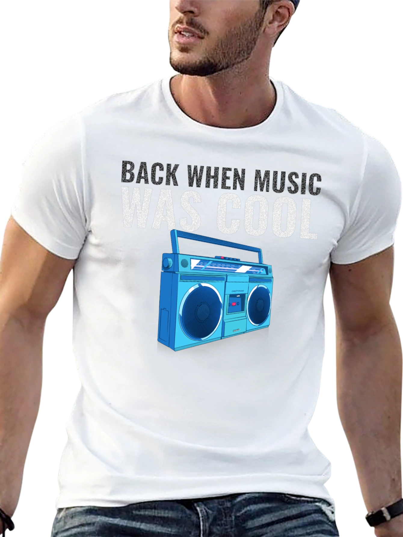 Retro Music T-Shirt - Back When Music Was Cool
