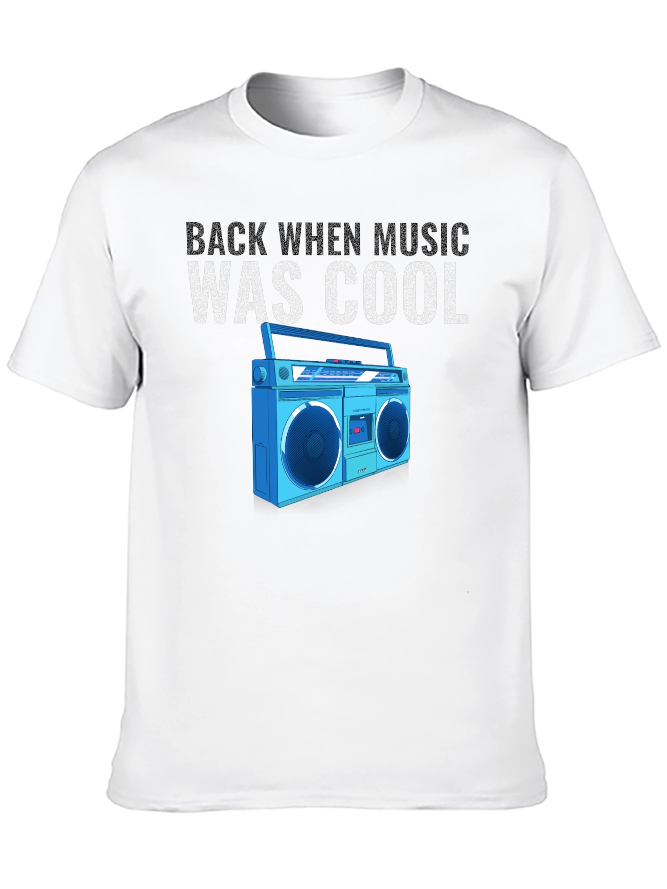Retro Music T-Shirt - Back When Music Was Cool