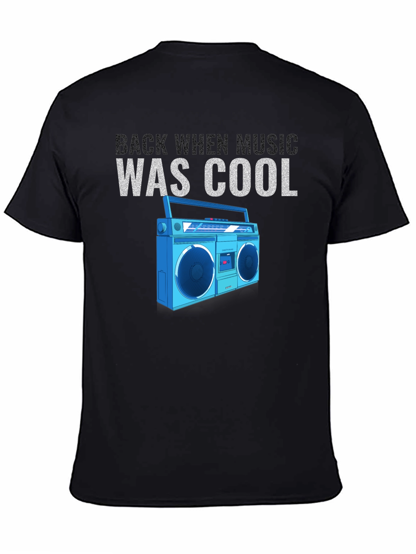 Retro Music T-Shirt - Back When Music Was Cool