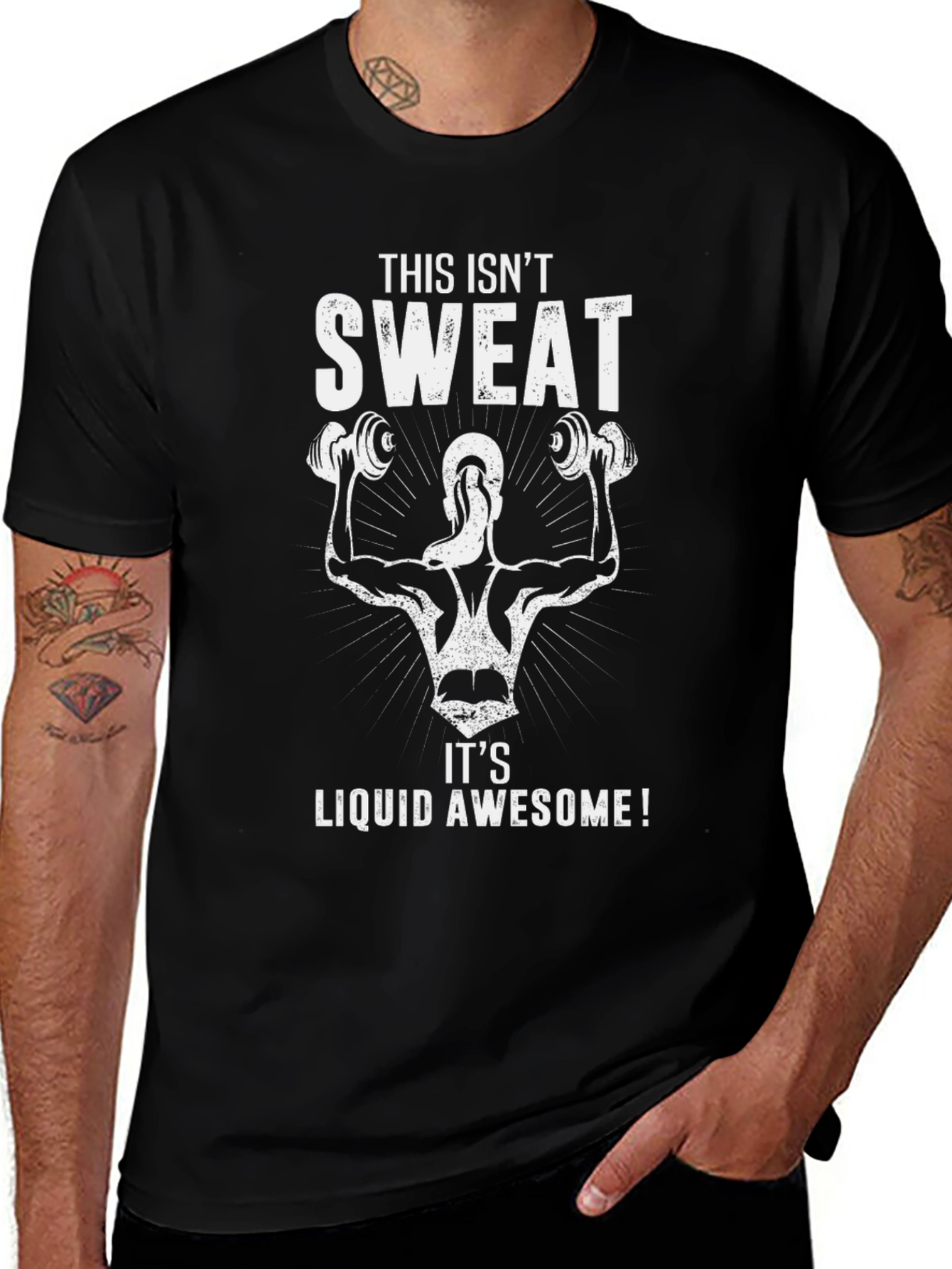 Workout T-Shirt - This Isnt Sweat Liquid Awesome