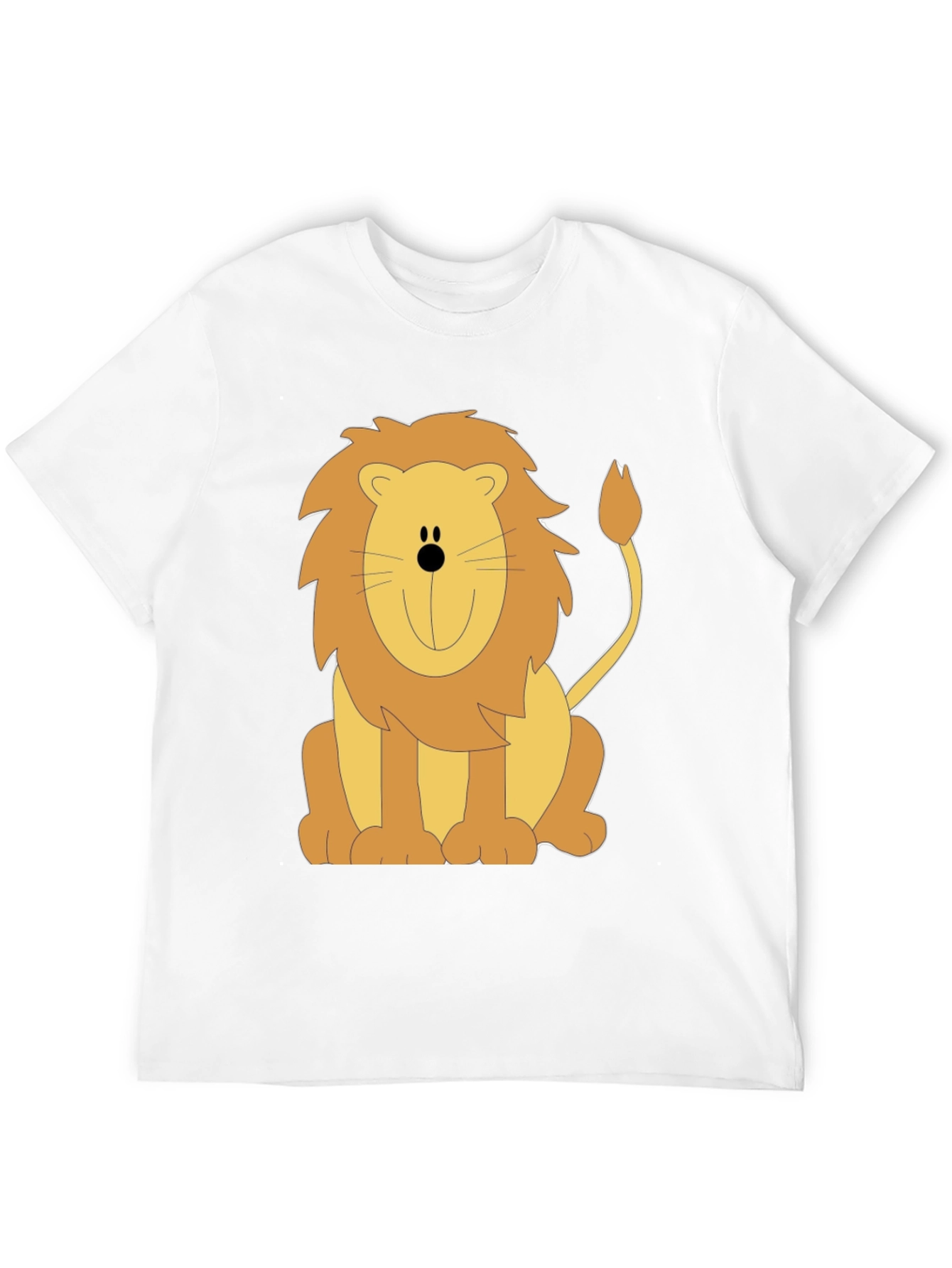 Lion Graphic Tee - Unisex Black T-Shirt