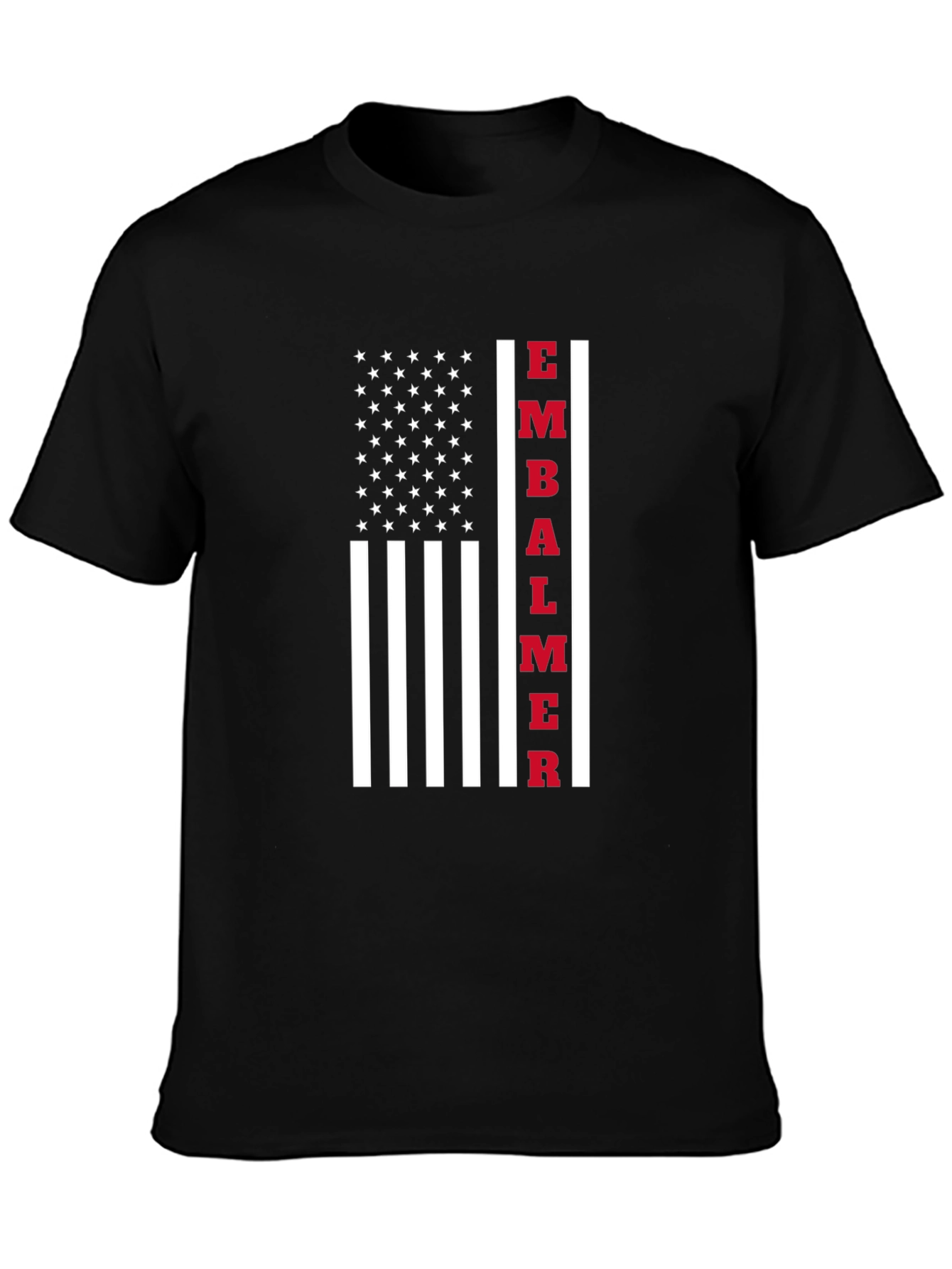 Embalmer American Flag Graphic T-Shirt