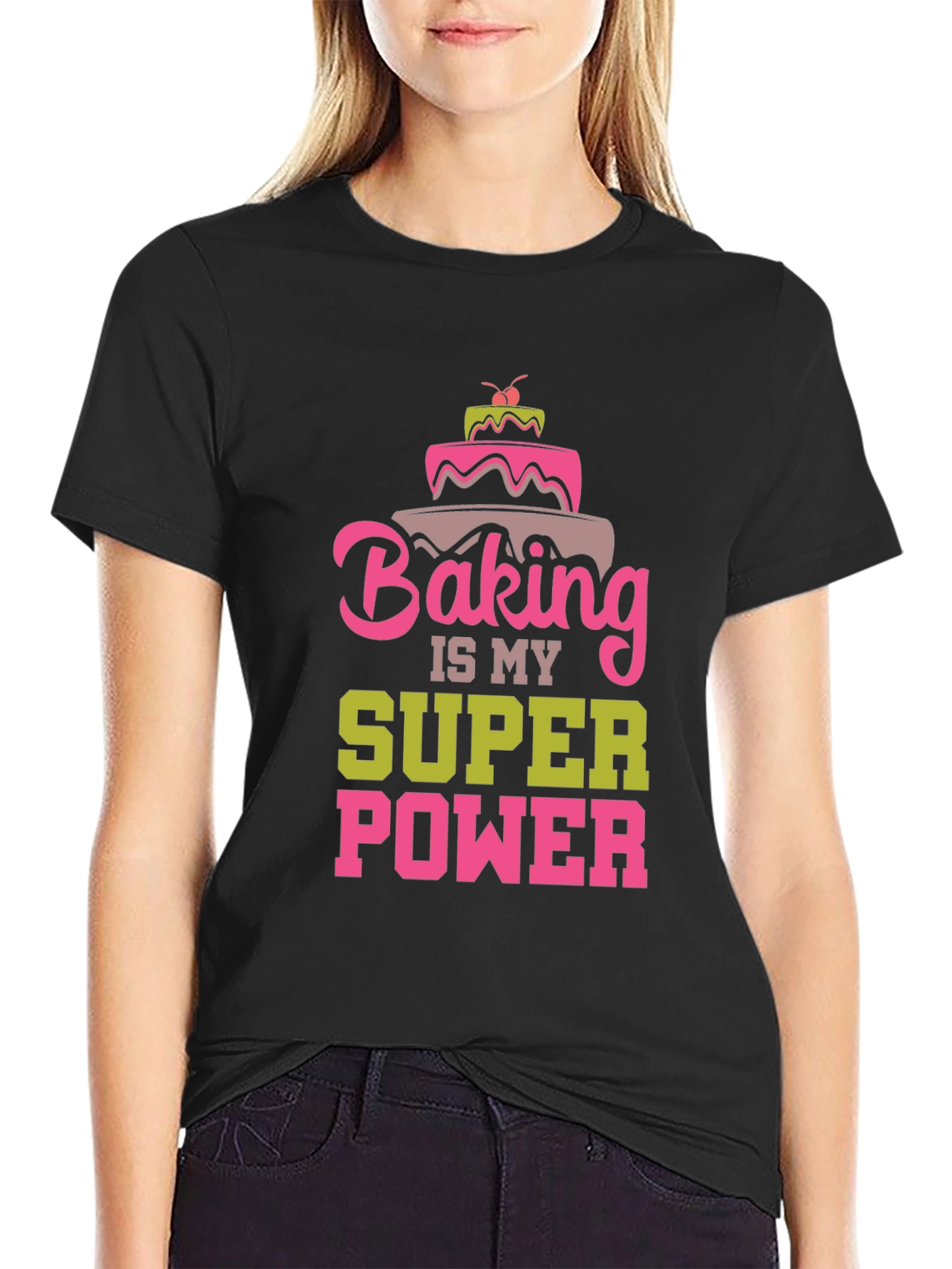 Baking is My Superpower Graphic T-Shirt