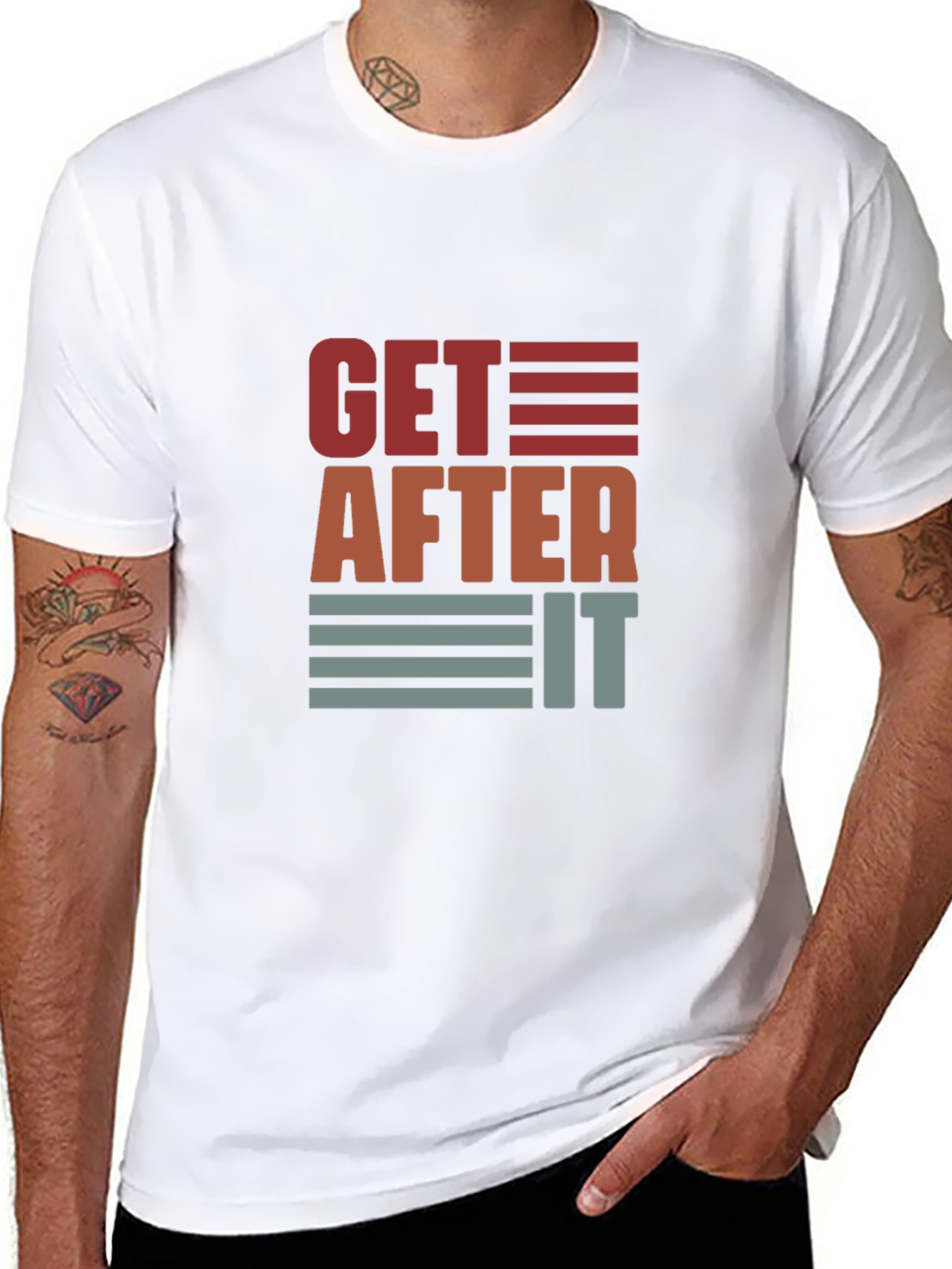 Get After It Graphic Tee - Motivational Shirt