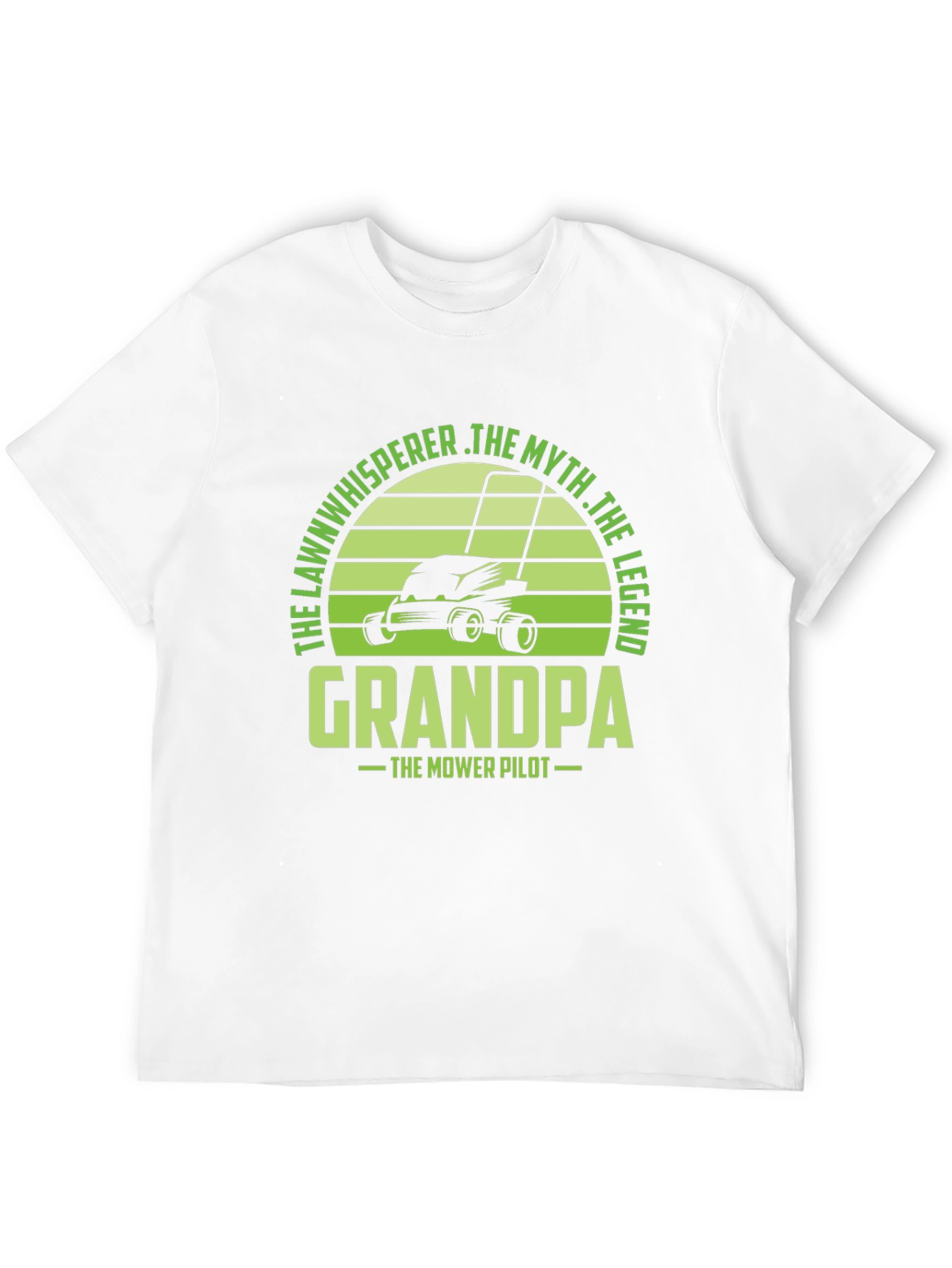 Grandpa Lawn Mower Pilot T-Shirt