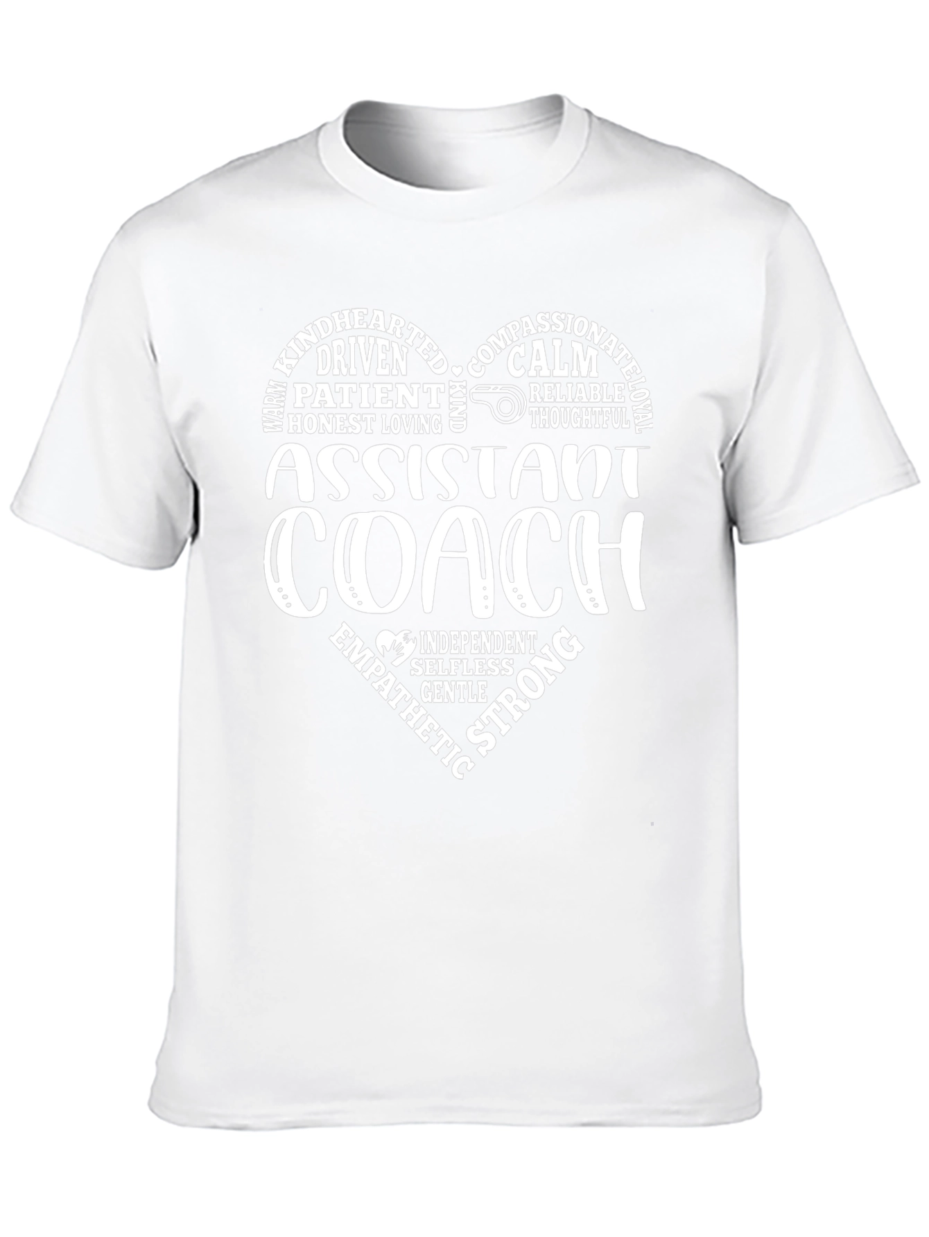 Assistant Coach Heart T-Shirt