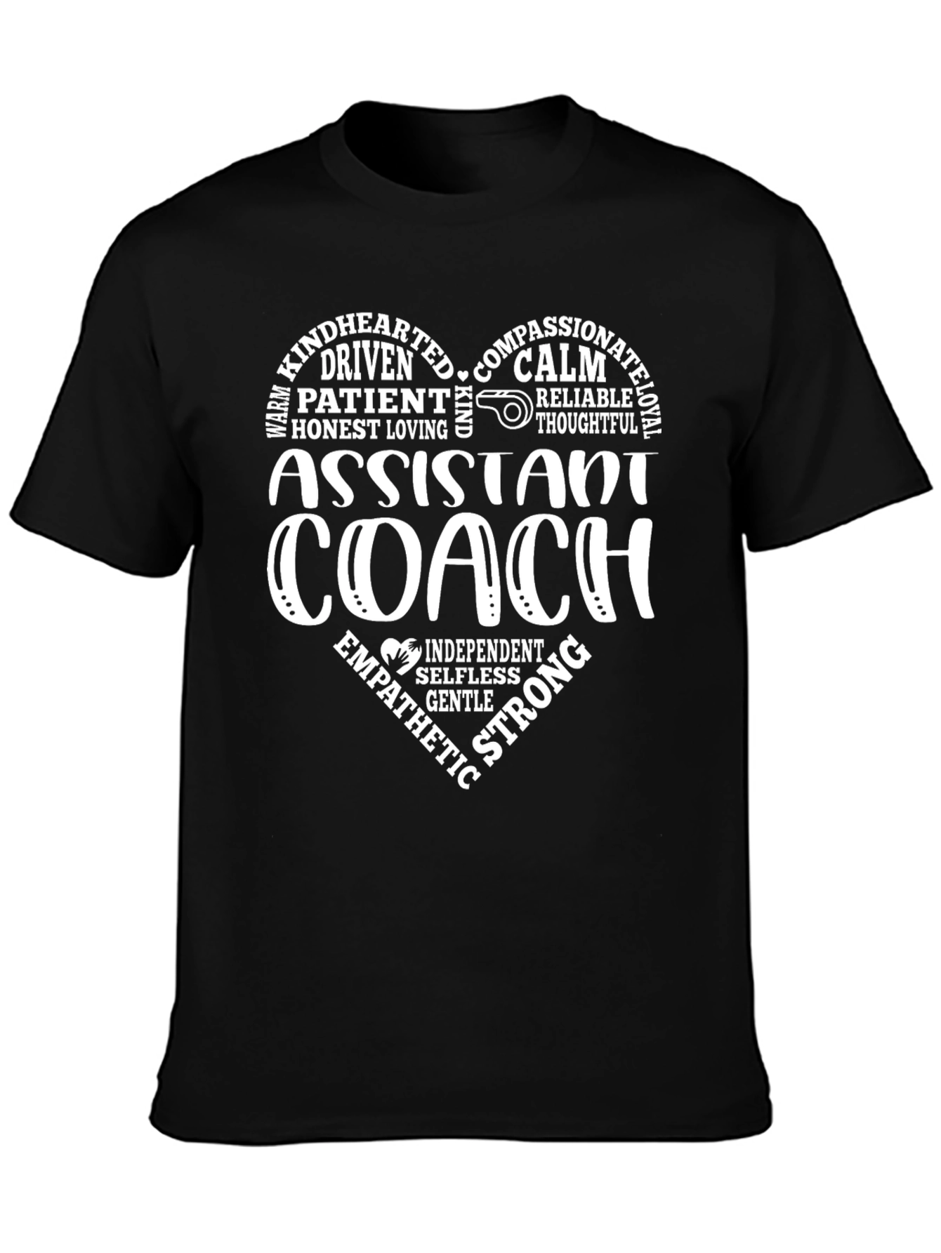 Assistant Coach Heart T-Shirt