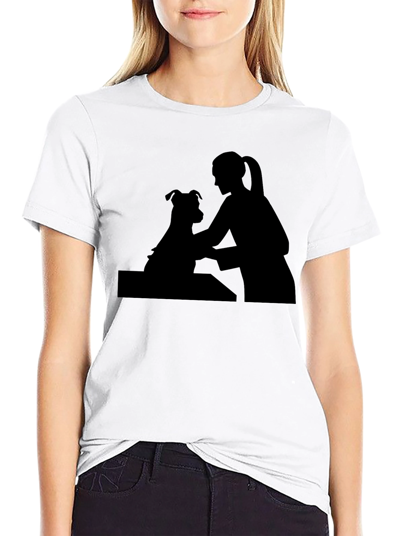 Dog Groomer Silhouette T-Shirt