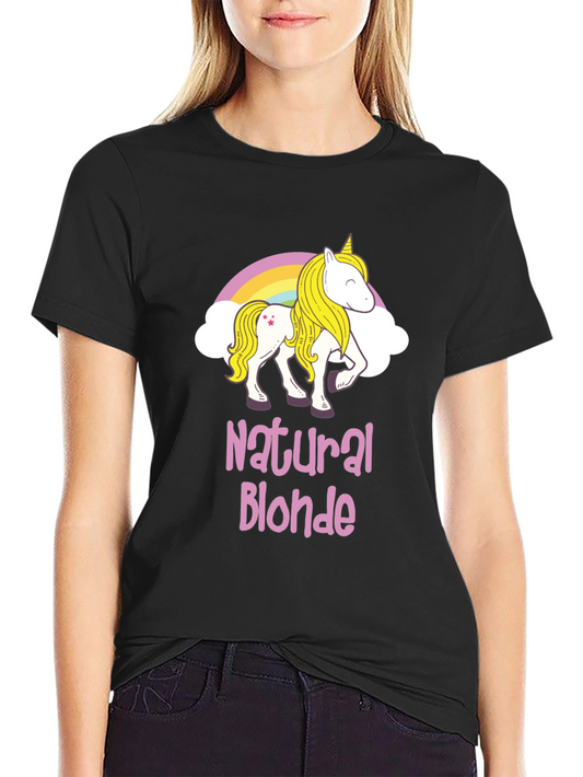 Natural Blonde Unicorn Graphic T-Shirt