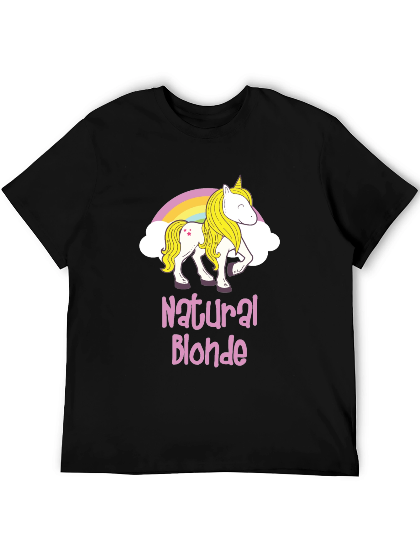 Natural Blonde Unicorn Graphic T-Shirt