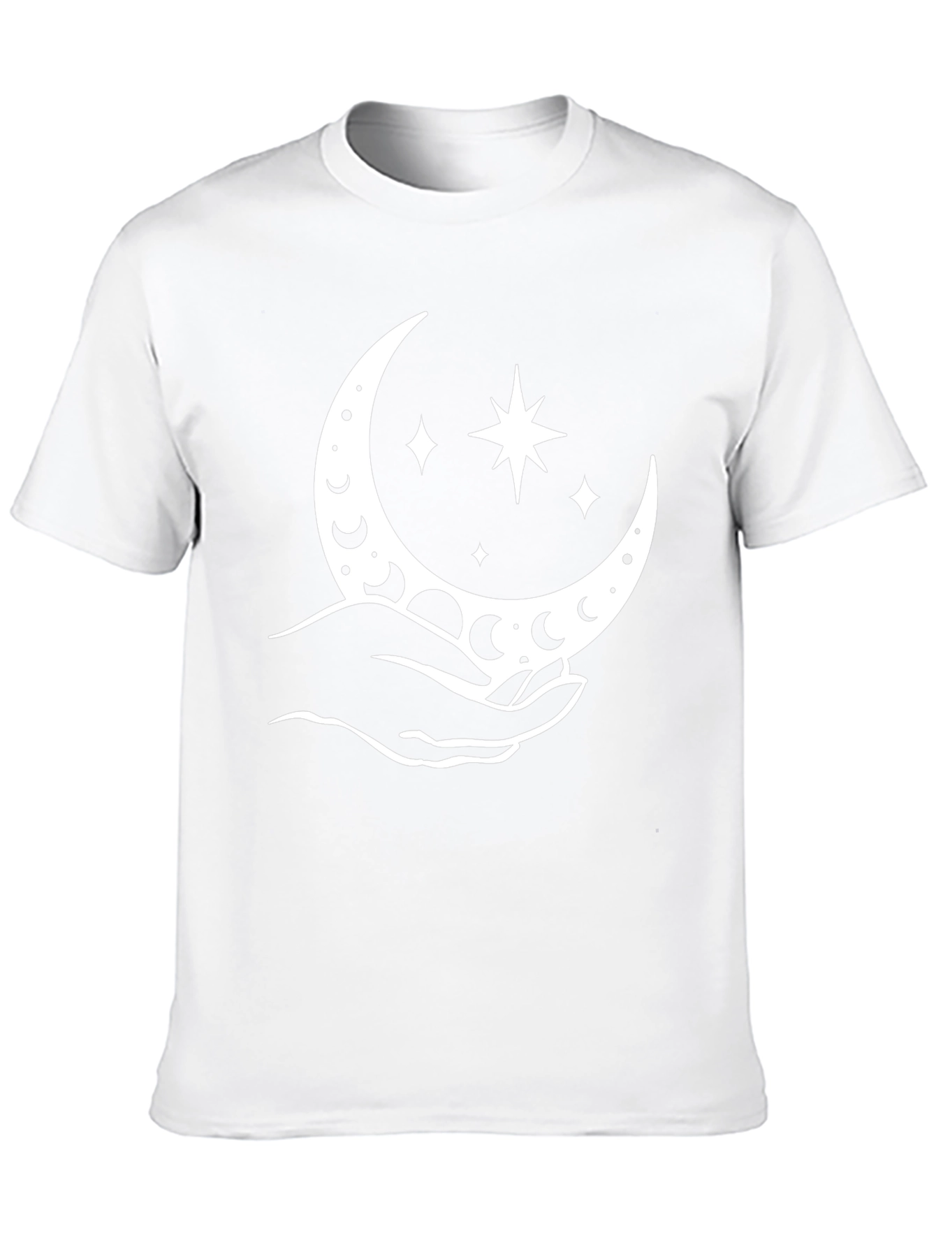 Moon & Stars Graphic Tee - Black