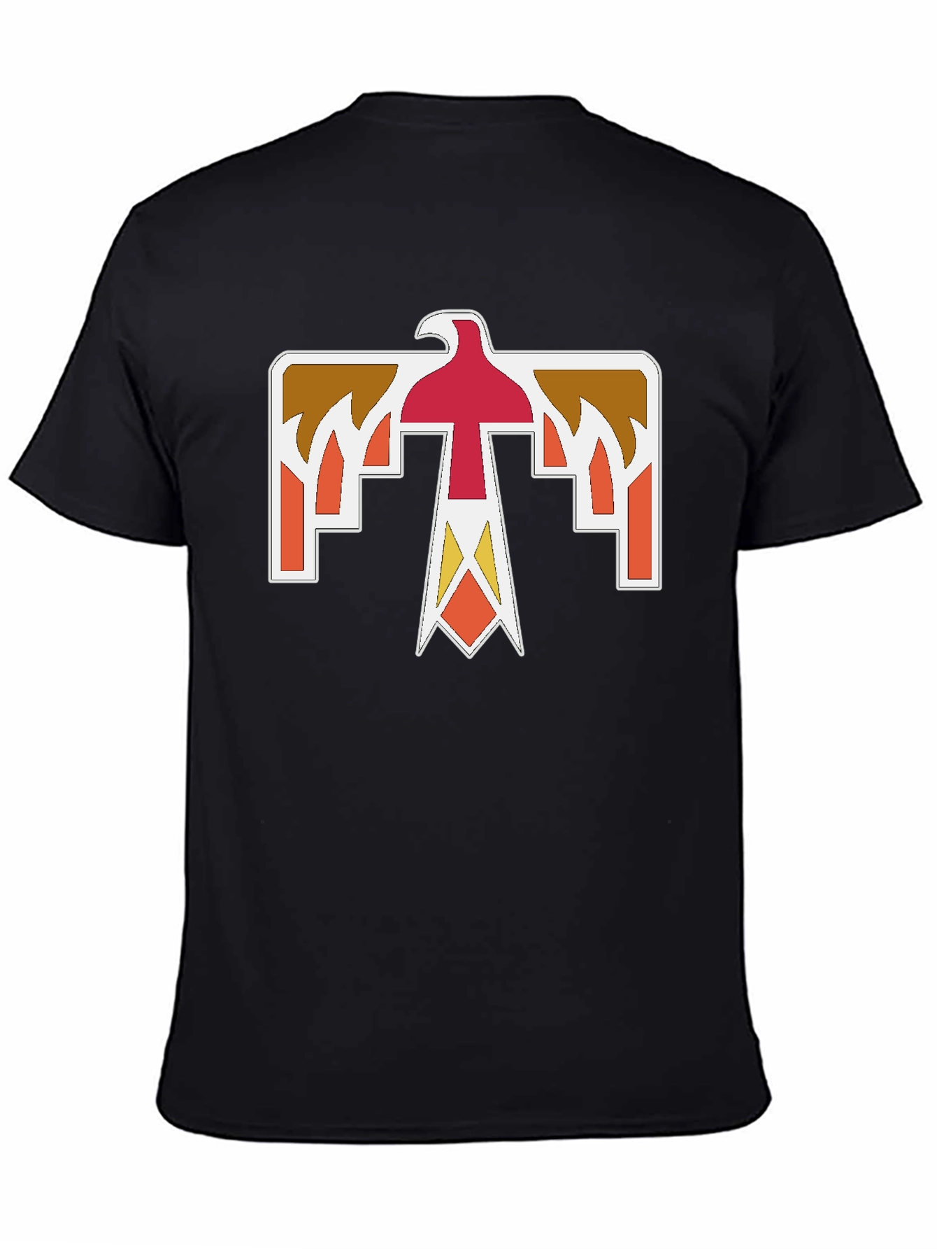 Retro Thunderbird Graphic Black T-Shirt