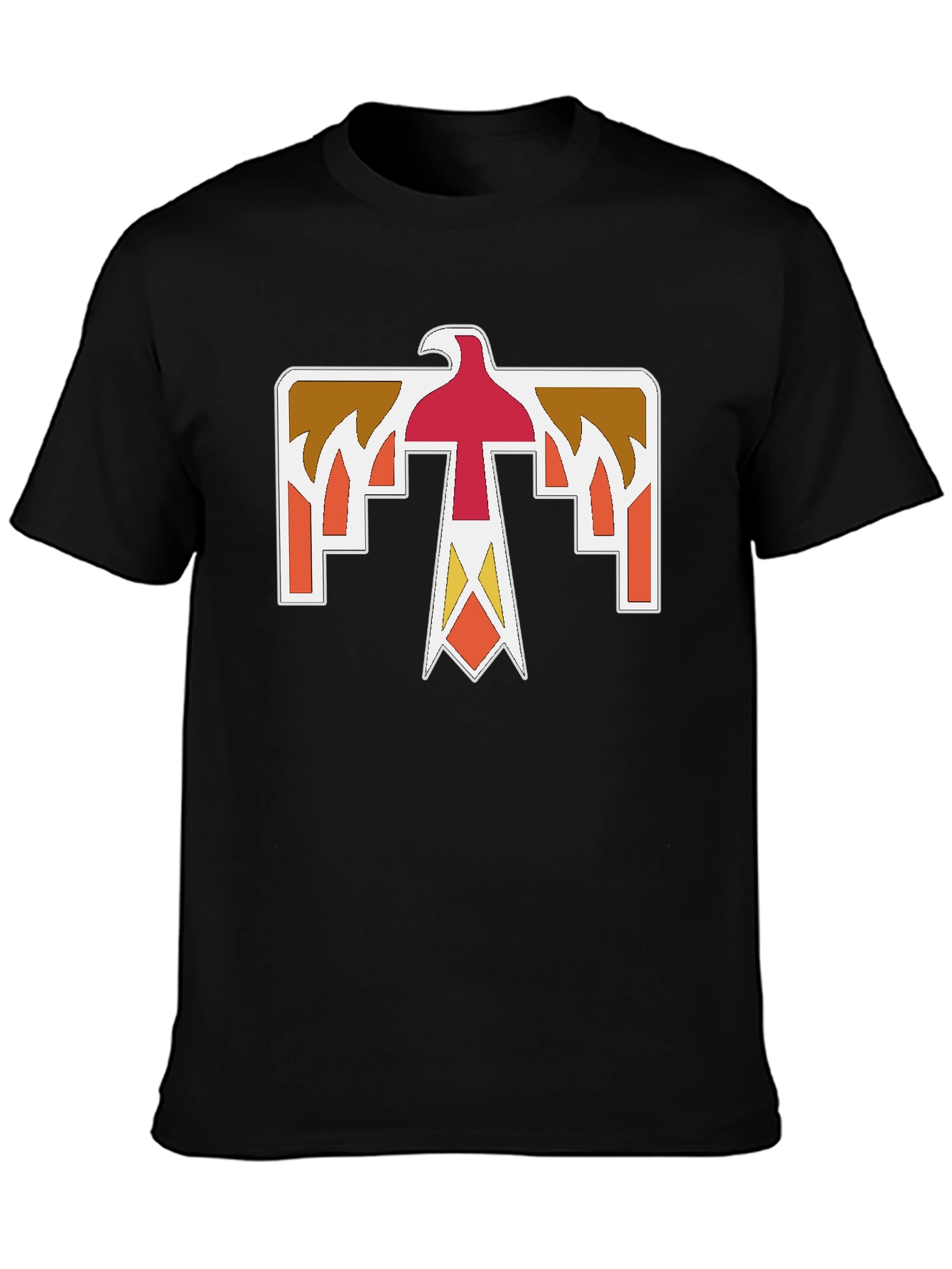 Retro Thunderbird Graphic Black T-Shirt