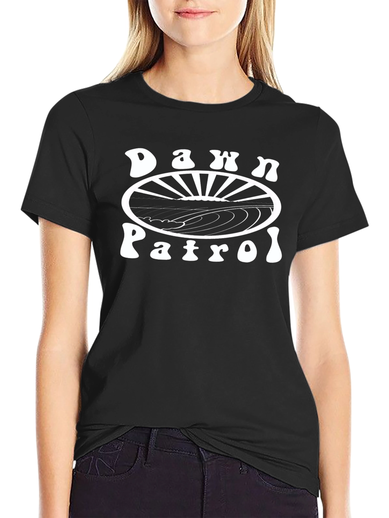 Dawn Patrol Black Graphic T-Shirt