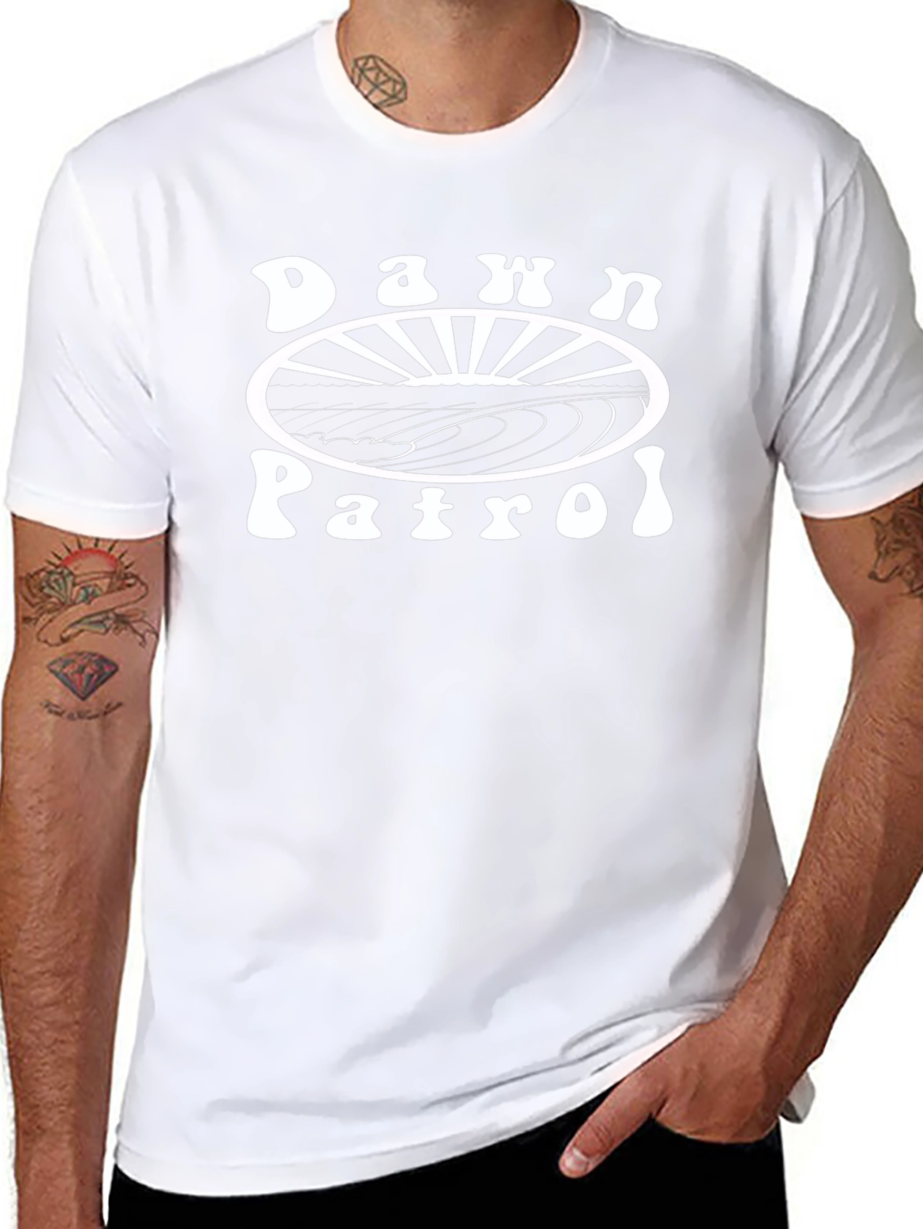 Dawn Patrol Black Graphic T-Shirt