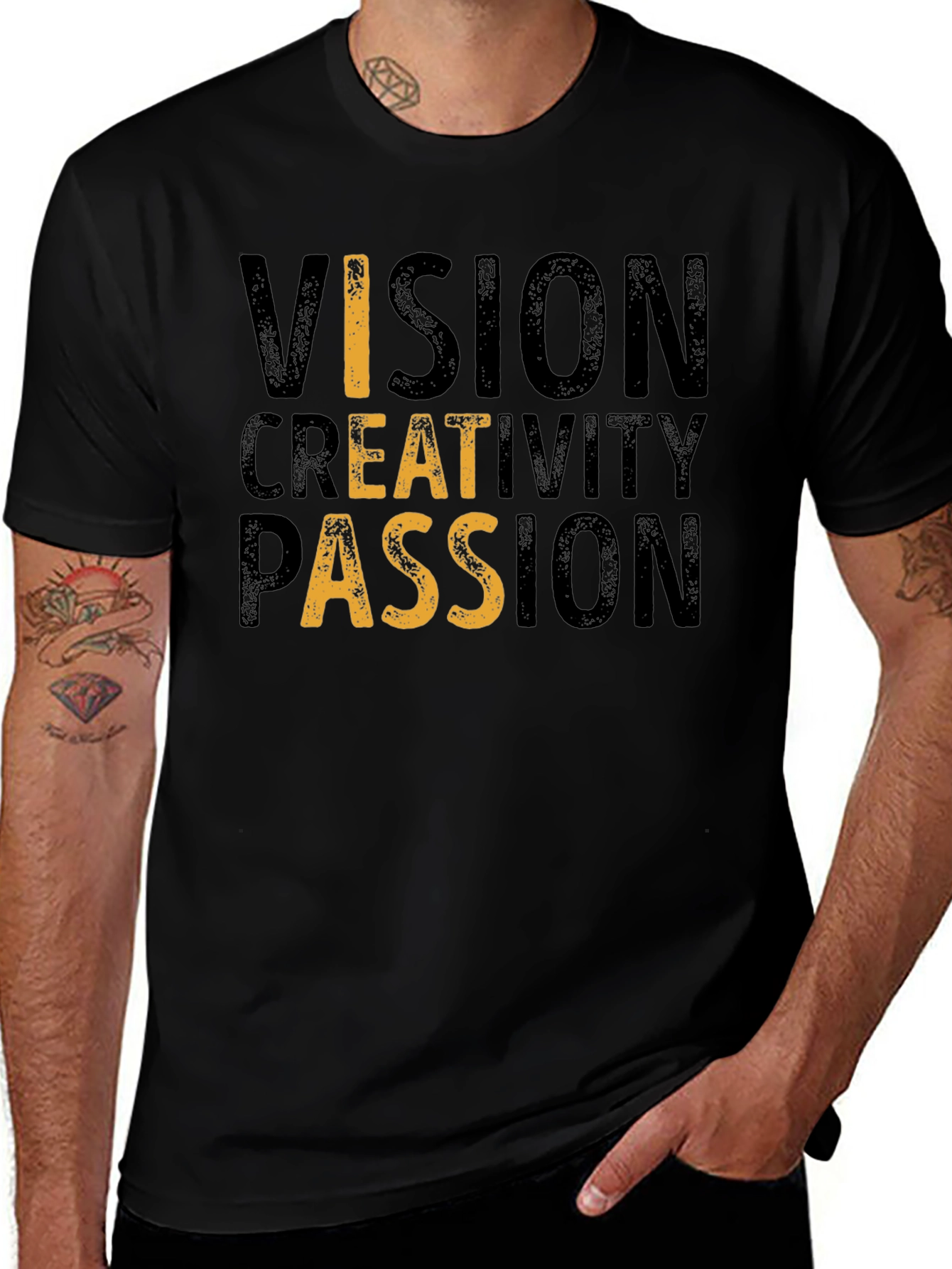 Vision Creativity Passion Graphic Tee
