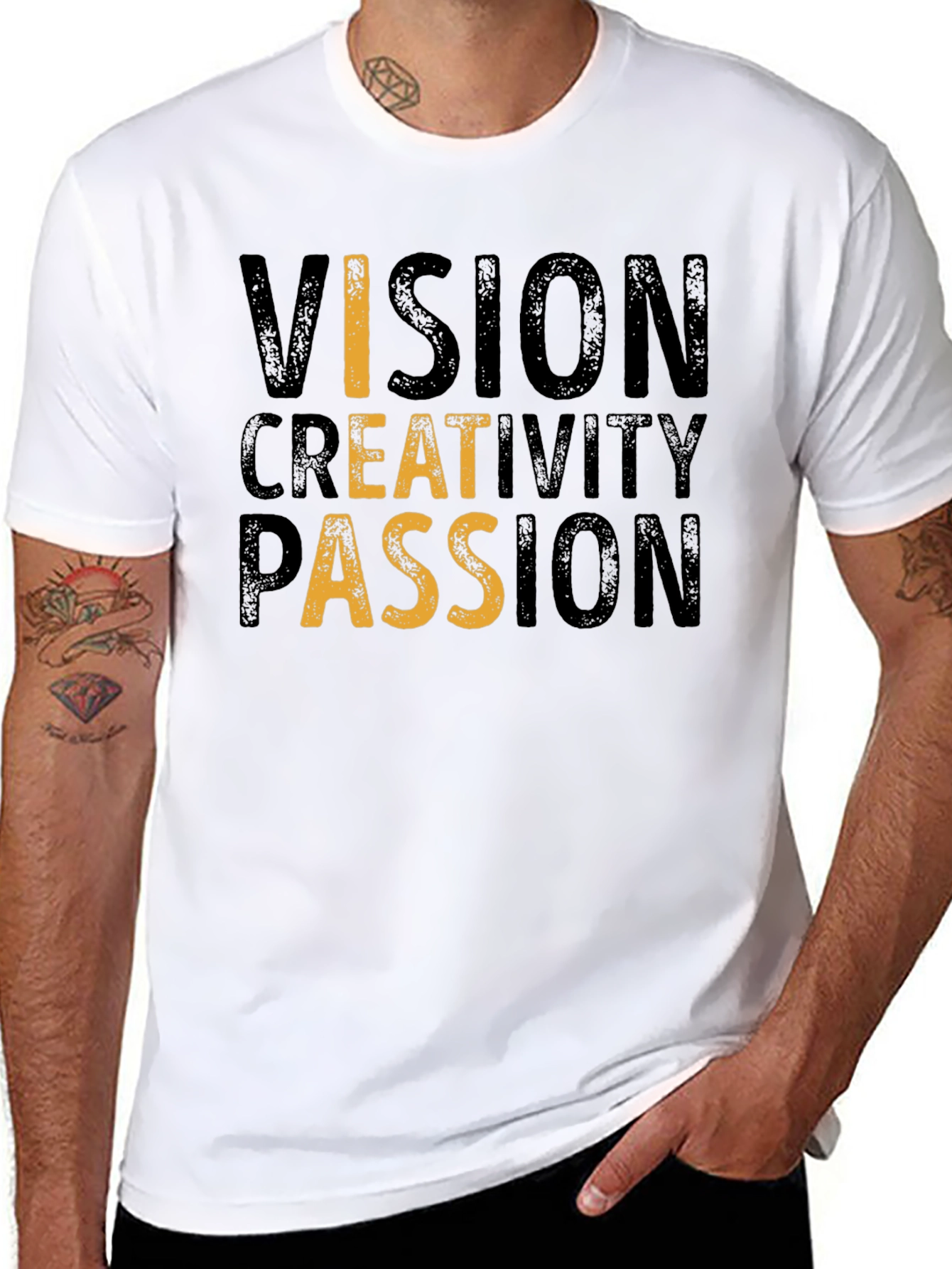 Vision Creativity Passion Graphic Tee