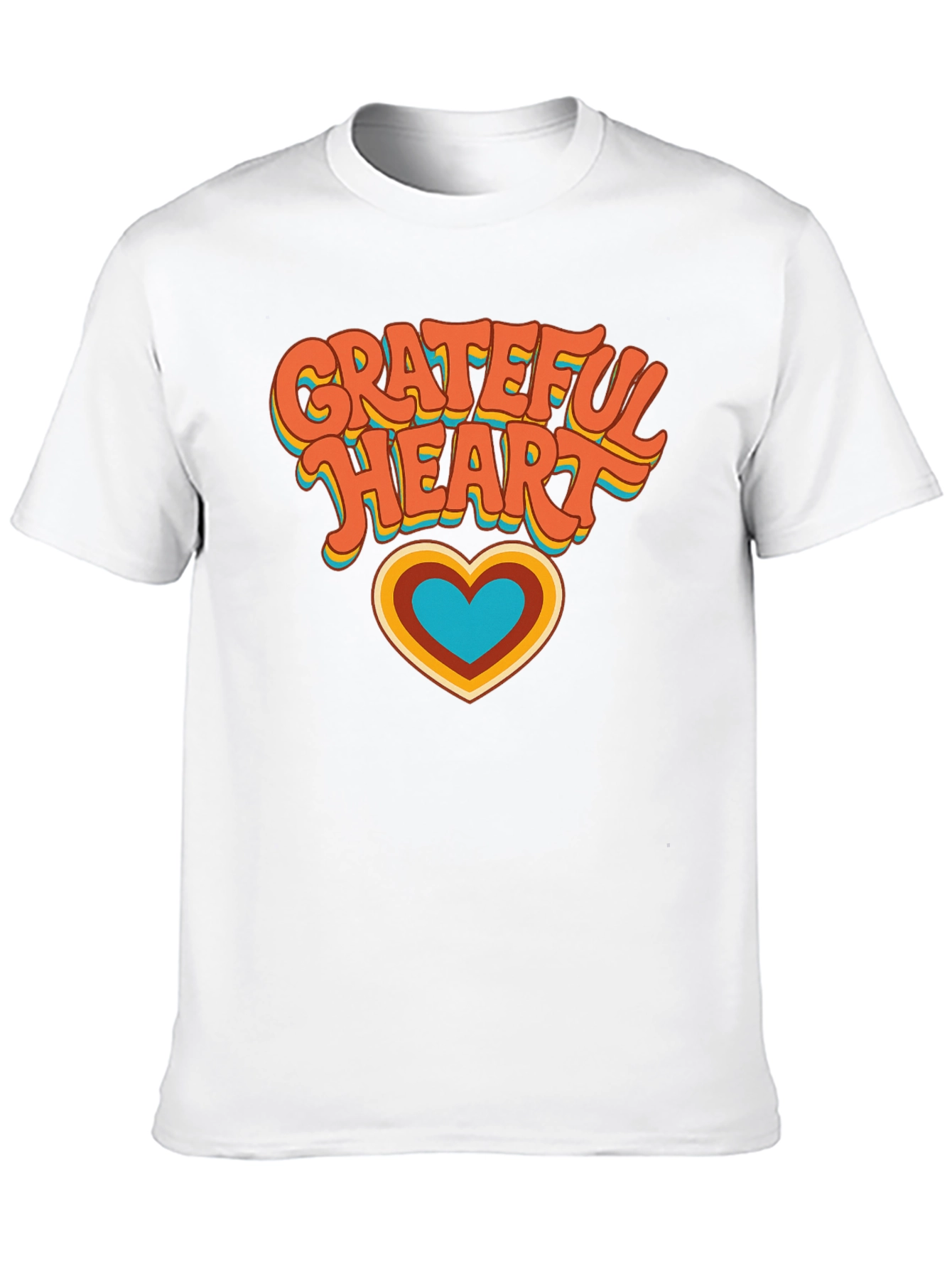 Grateful Heart Retro T-Shirt