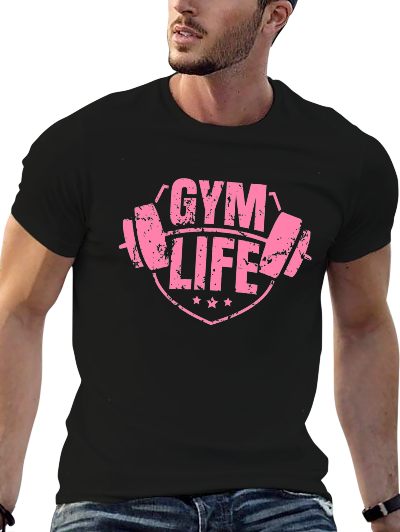 Gym Life Graphic T-Shirt
