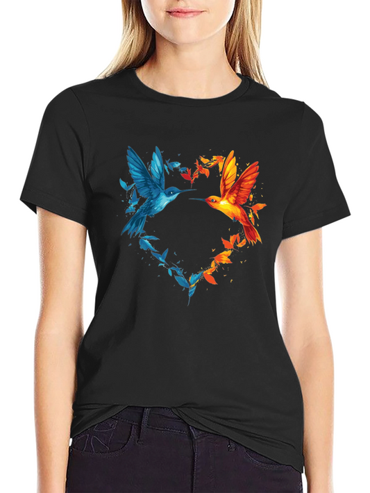 Hummingbird Heart Graphic Tee