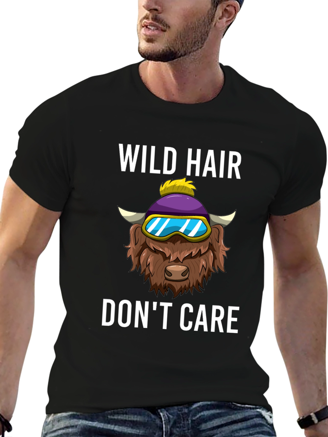 Wild Hair Dont Care Graphic Tee