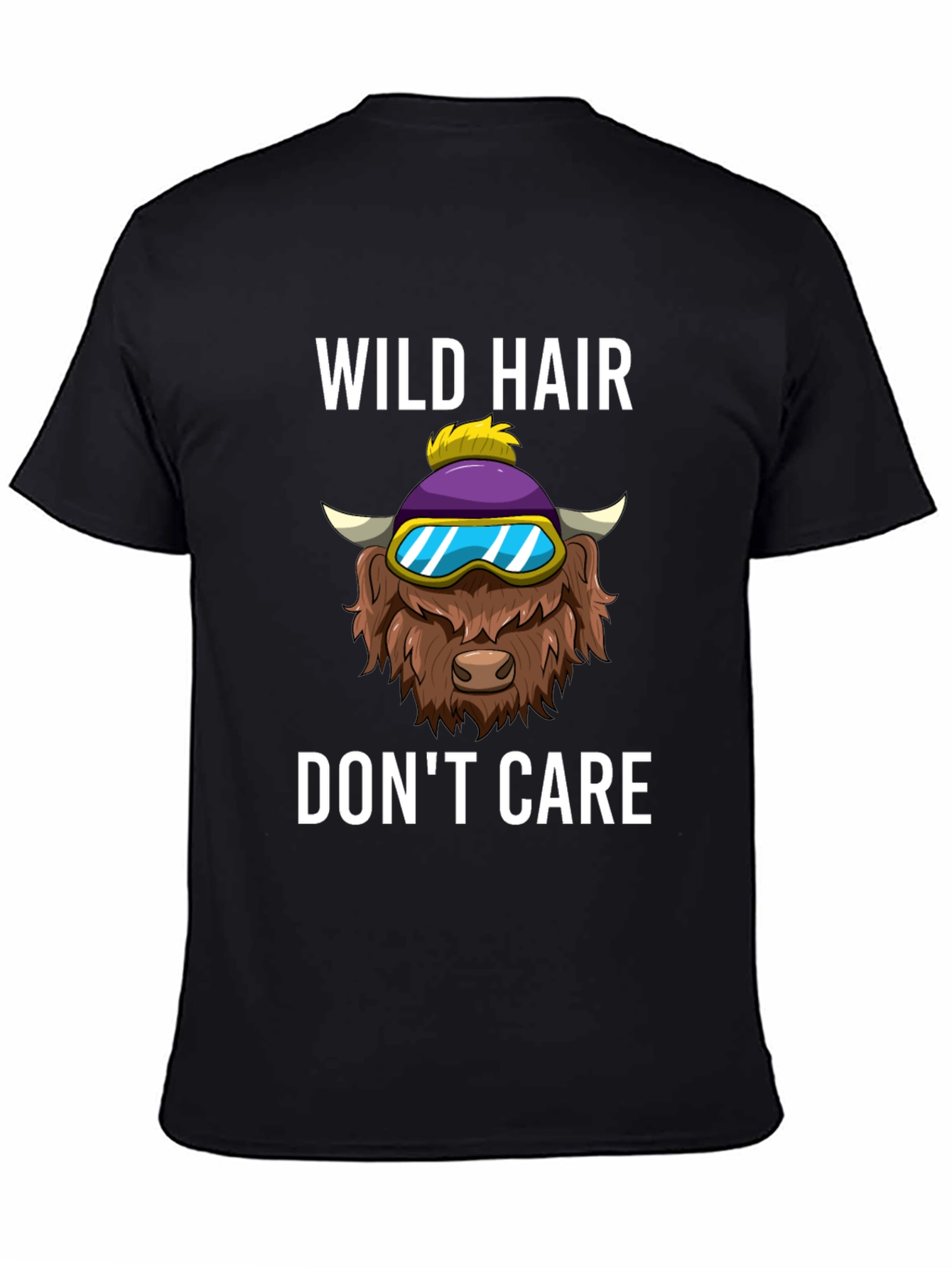 Wild Hair Dont Care Graphic Tee