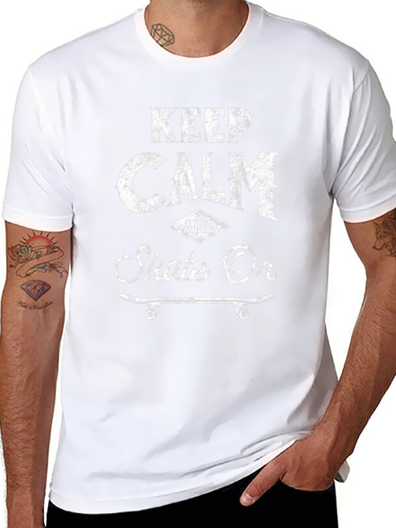 Keep Calm and Skate On T-Shirt
