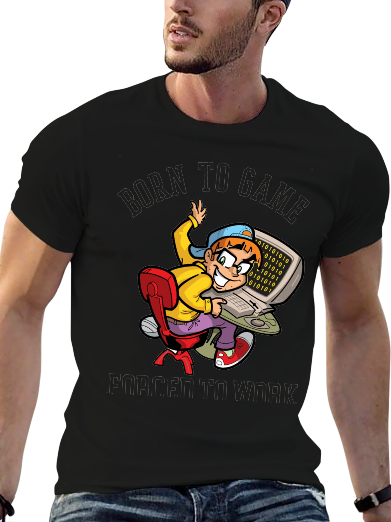 Born to Game T-Shirt: Gamer Graphic Tee