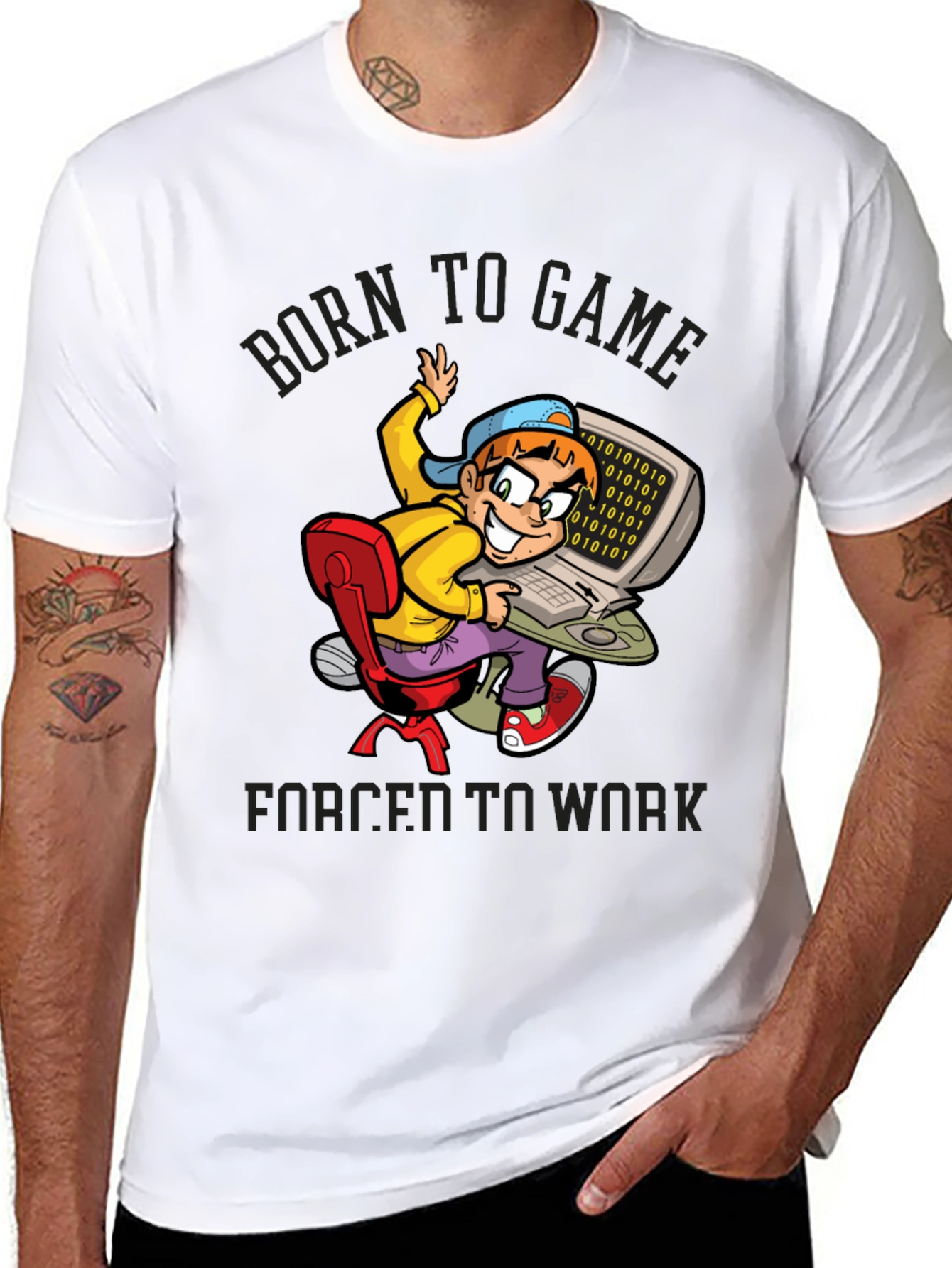Born to Game T-Shirt: Gamer Graphic Tee