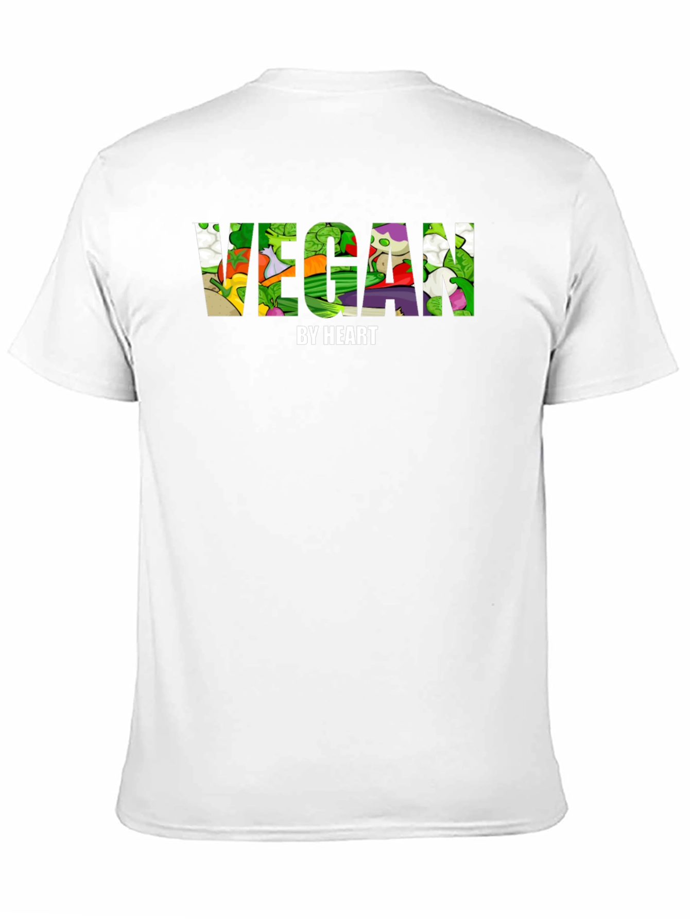 Vegan By Heart Graphic Tee - Mens Black T-Shirt