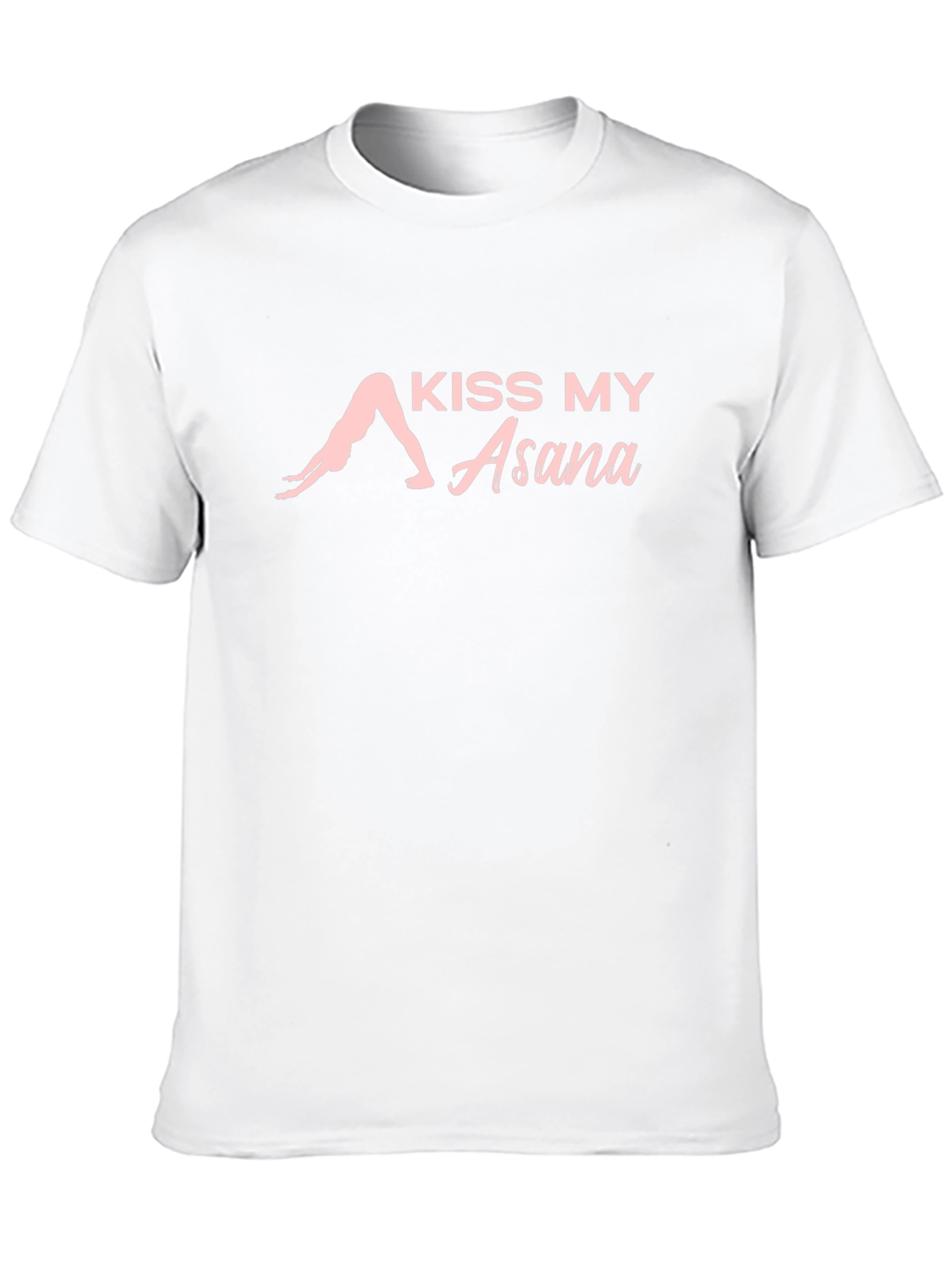 Kiss My Asana Black Yoga T-Shirt