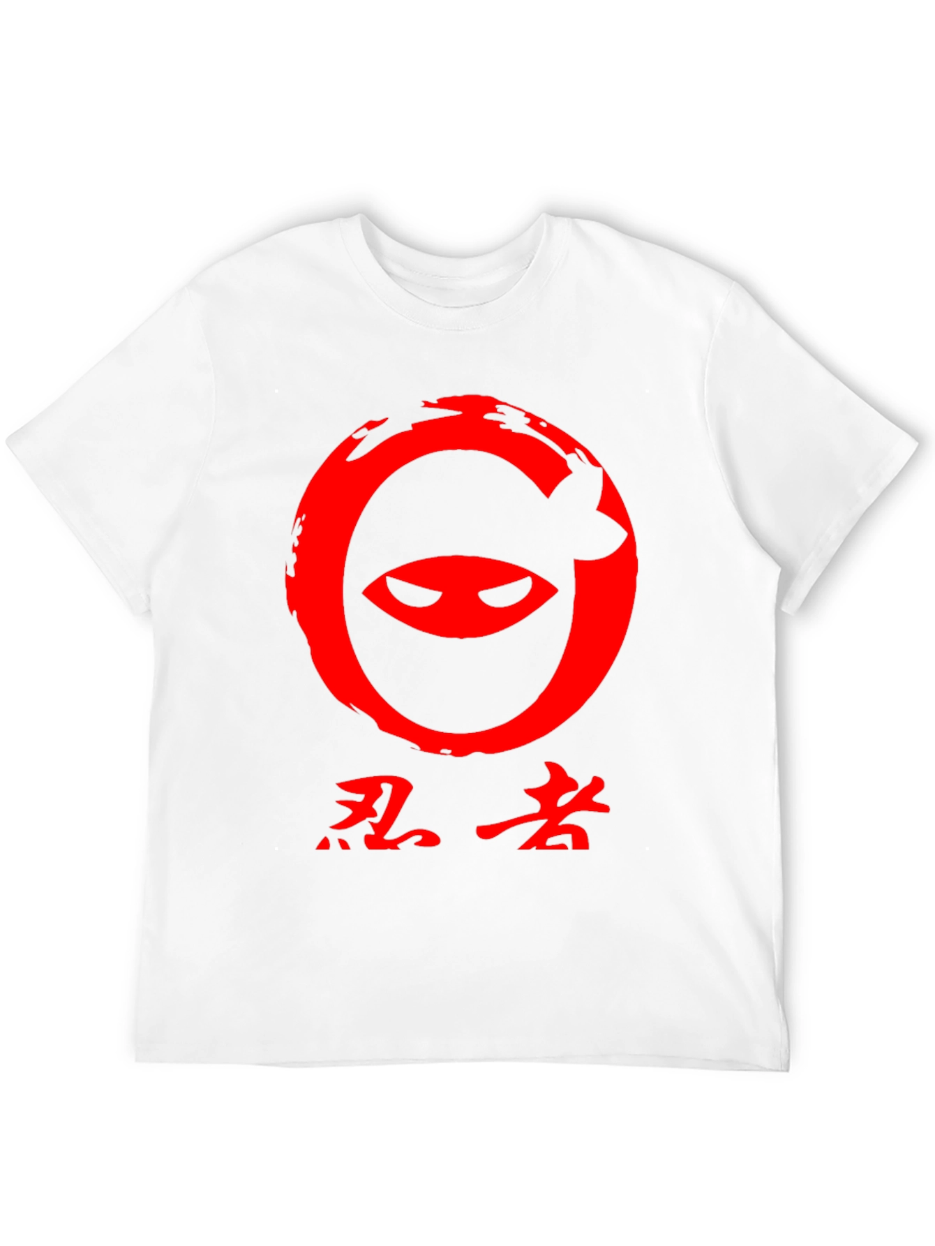 Ninja Graphic Tee - Red on Black