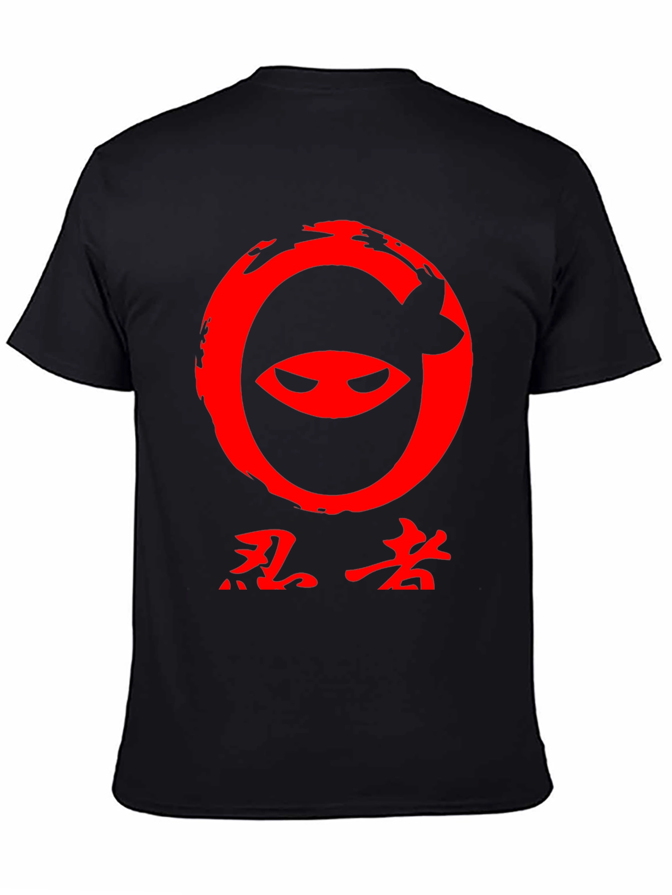 Ninja Graphic Tee - Red on Black