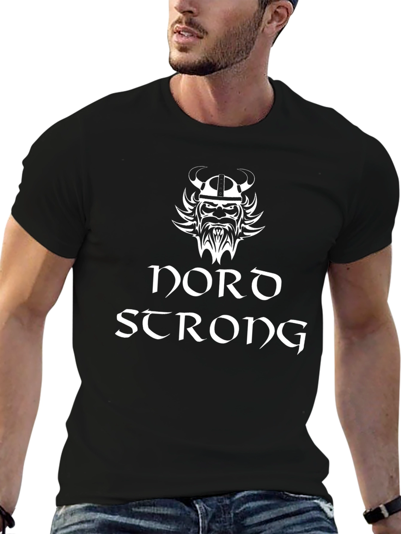 Nord Strong T-Shirt Viking Warrior Graphic Tee