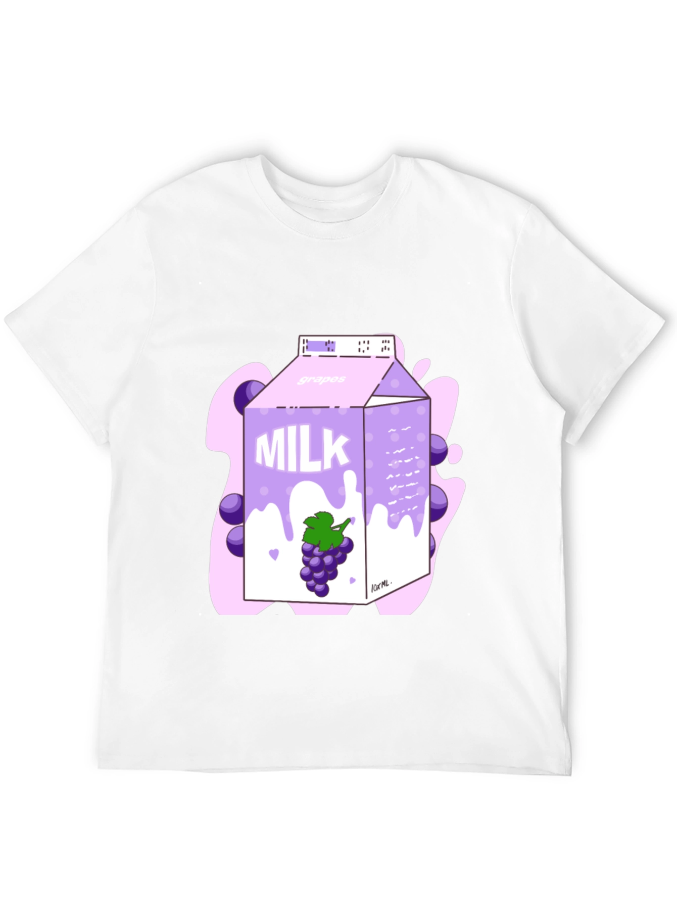 Grape Milk Carton Graphic T-Shirt
