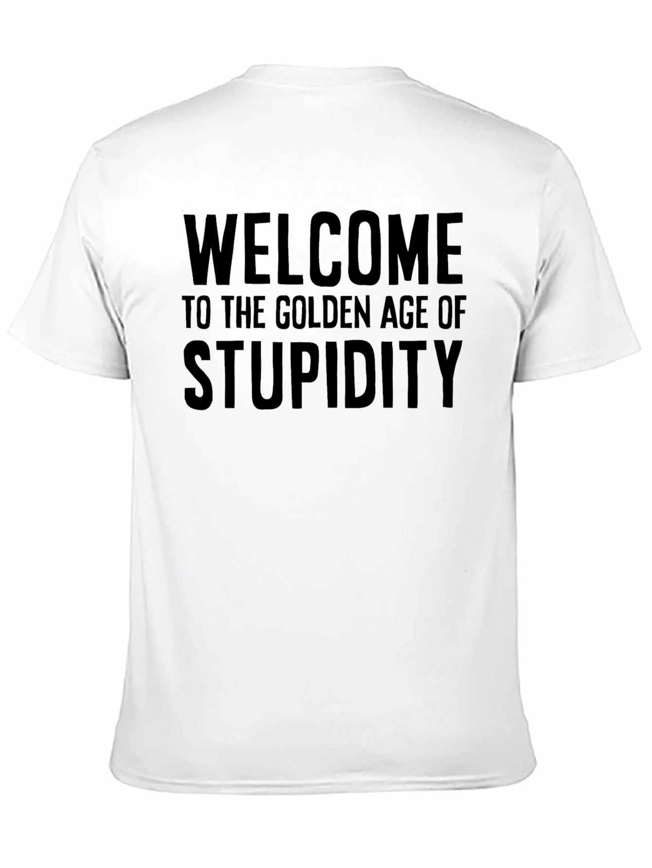 Golden Age of Stupidity Black Graphic Tee