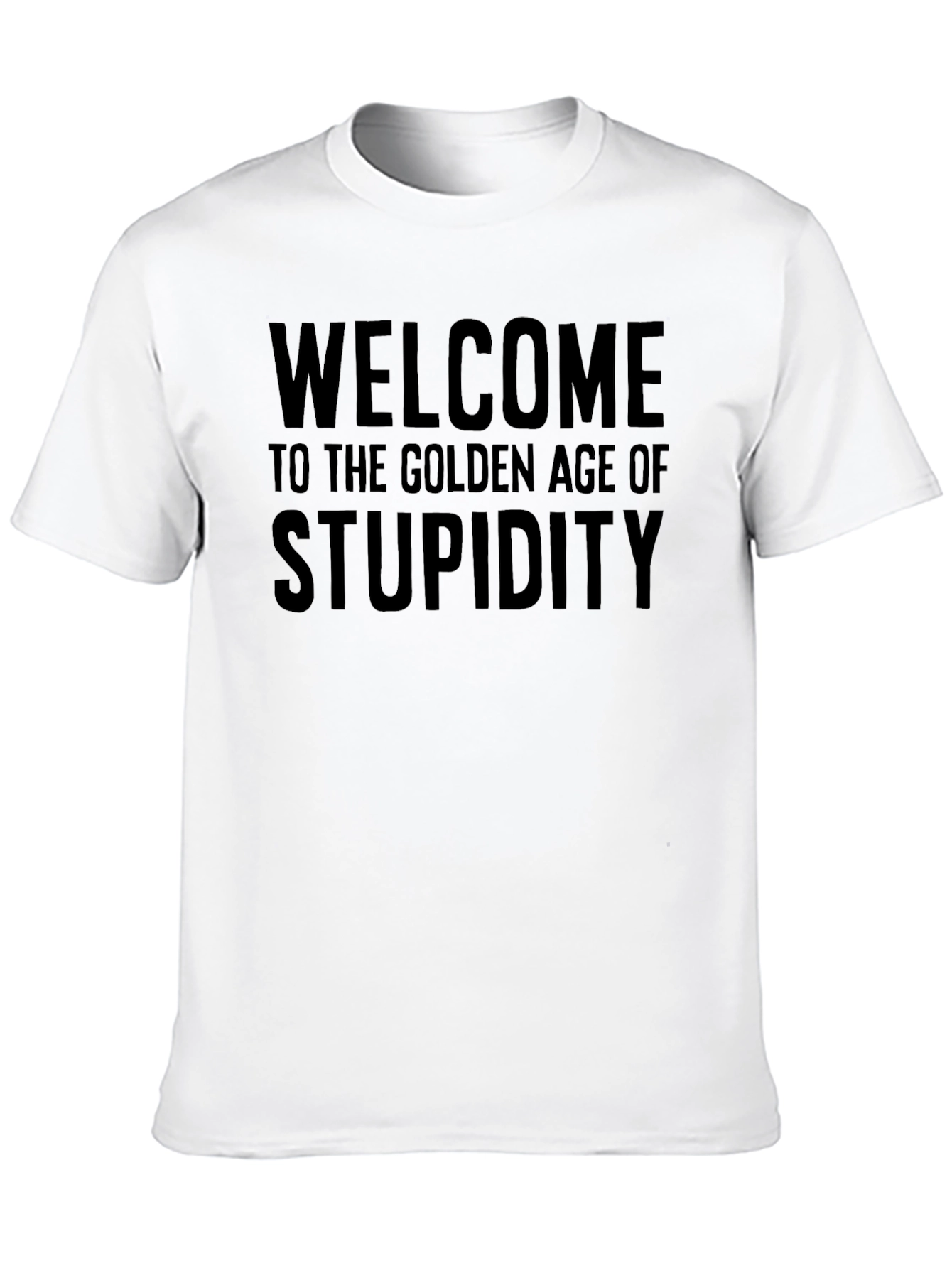 Golden Age of Stupidity Black Graphic Tee